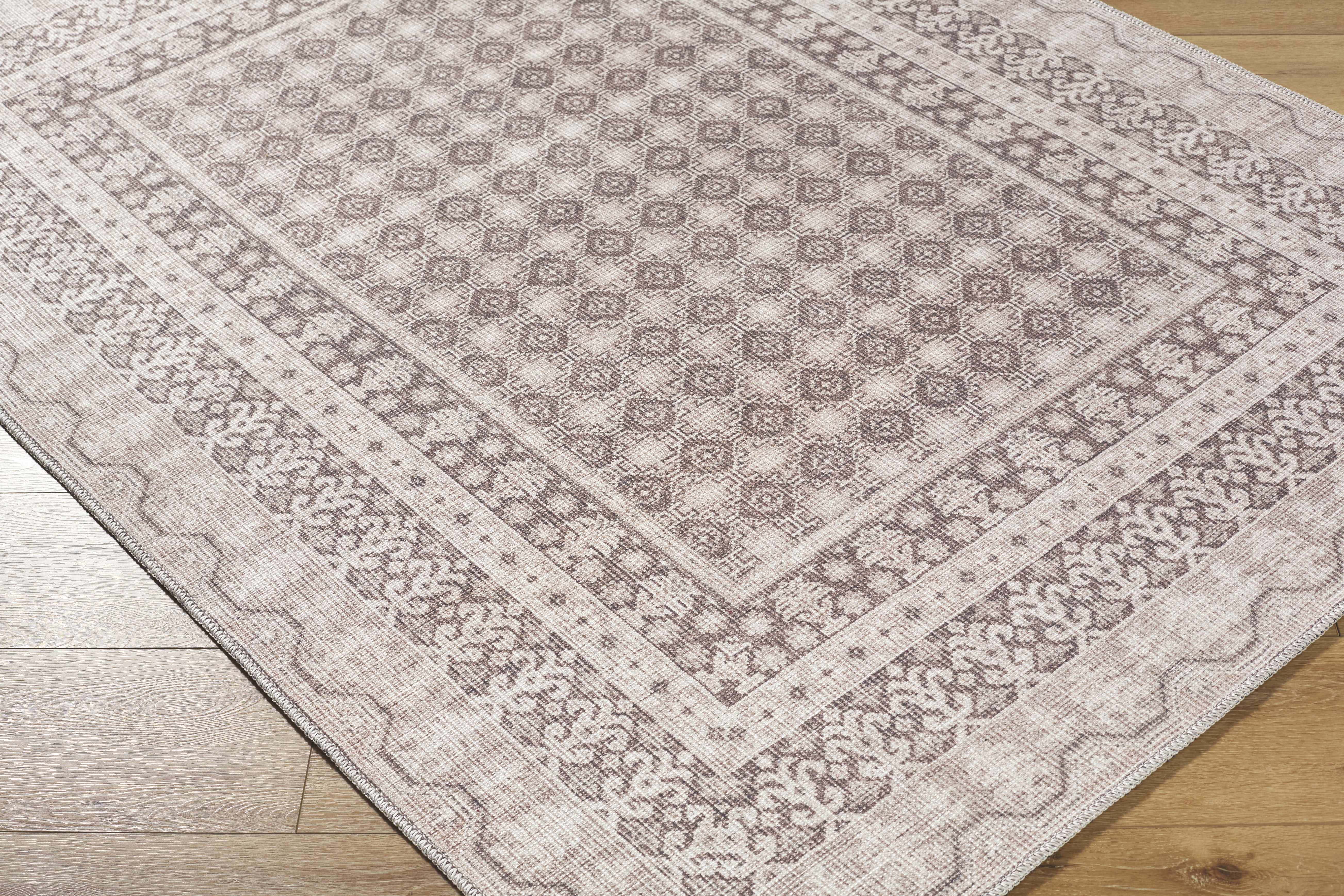 Rainier Light Brown Washable Rug | Our PNW Home X Livabliss - Image 3
