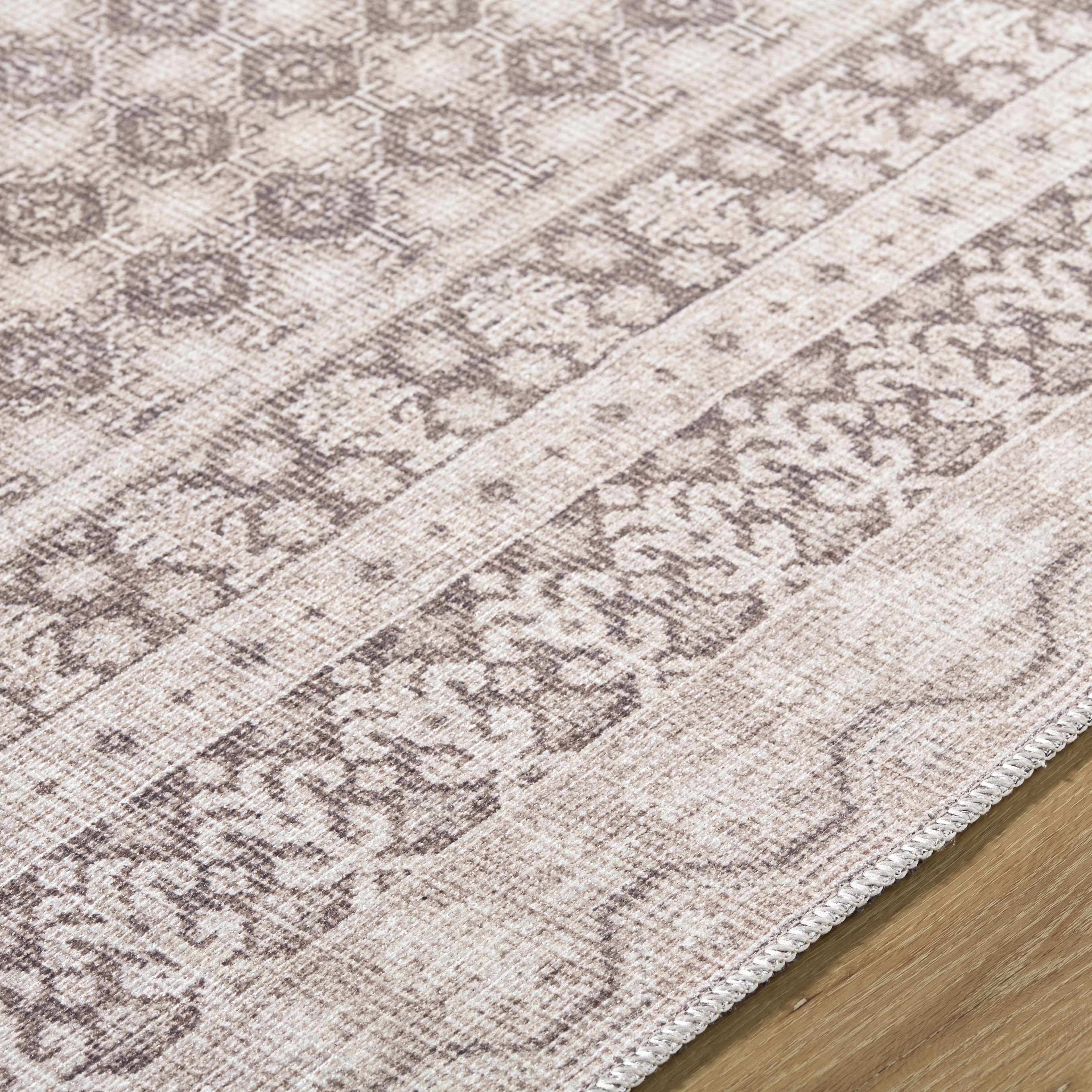 Rainier Light Brown Washable Rug | Our PNW Home X Livabliss - Image 4