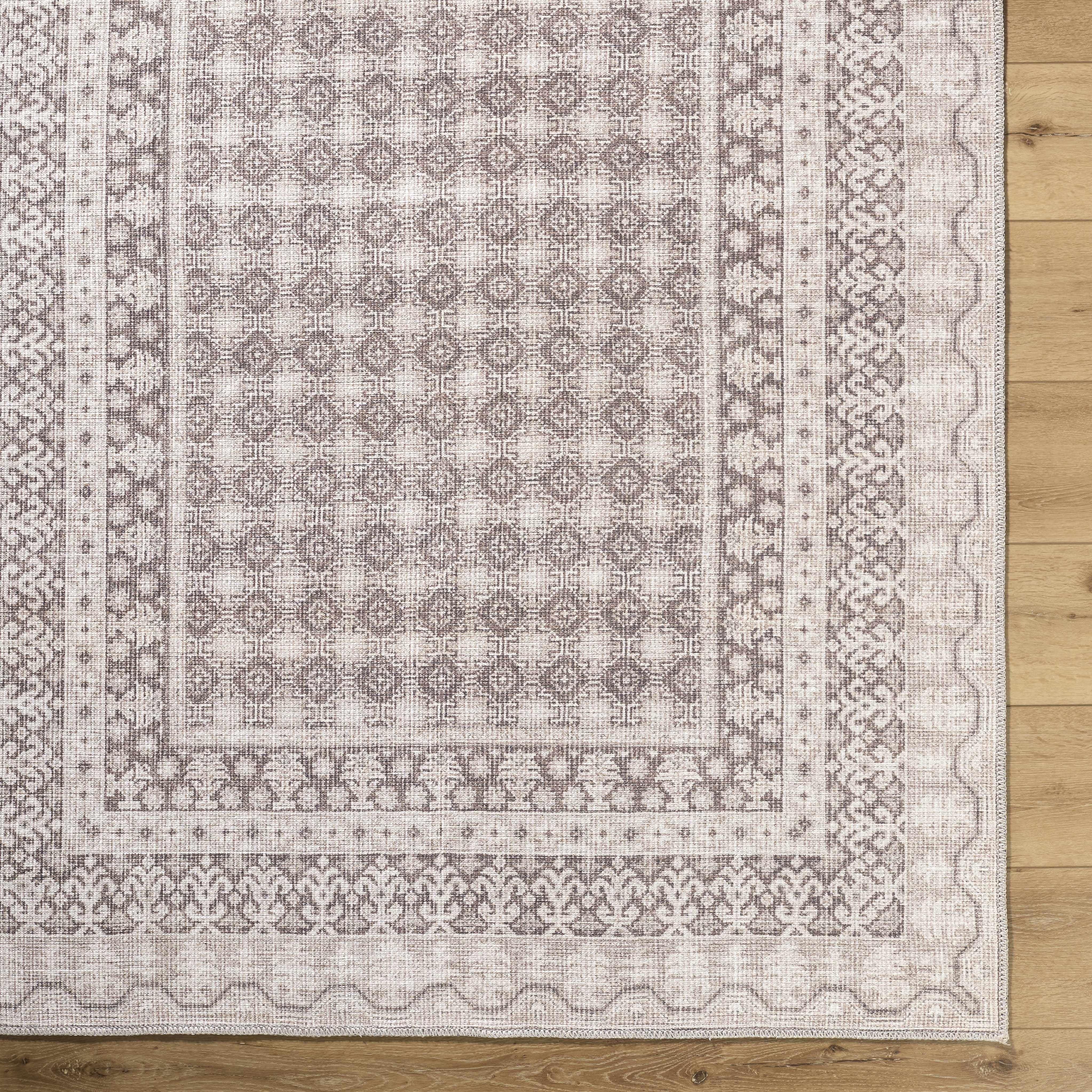 Rainier Light Brown Washable Rug | Our PNW Home X Livabliss - Image 7