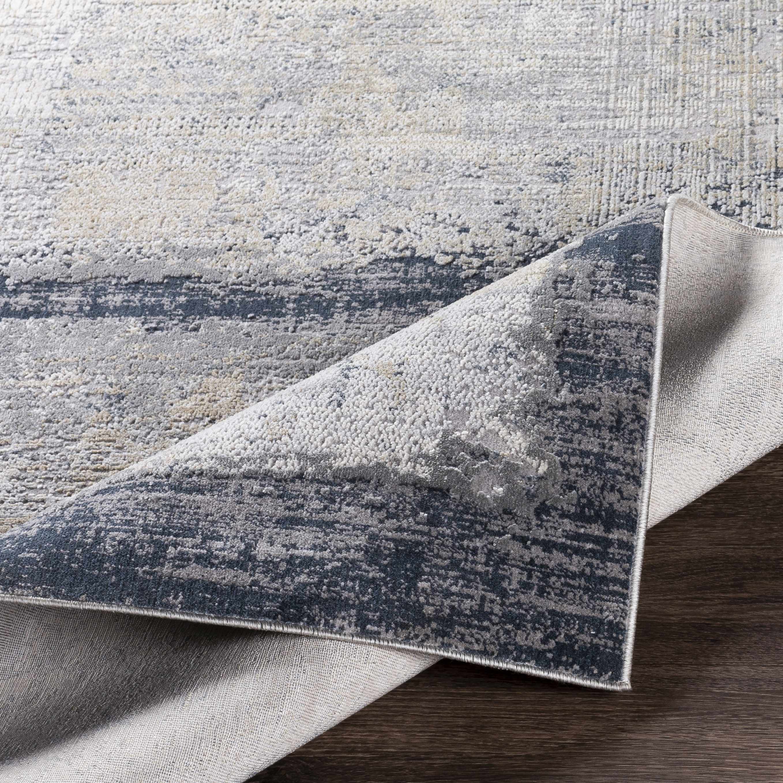 Rainworth Modern Slate Luxe Rug - Clearance - Image 5
