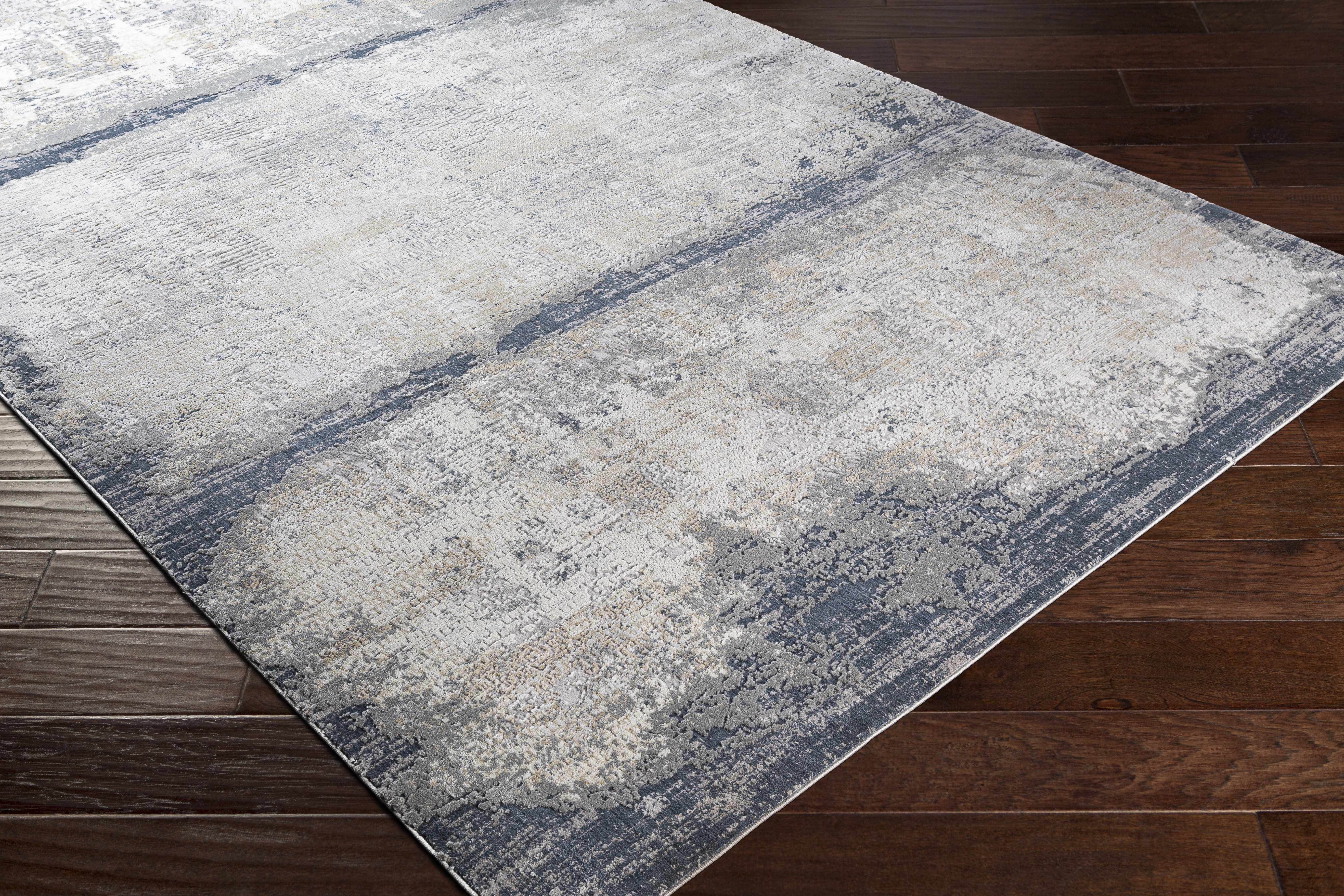 Rainworth Modern Slate Luxe Rug - Clearance - Image 6