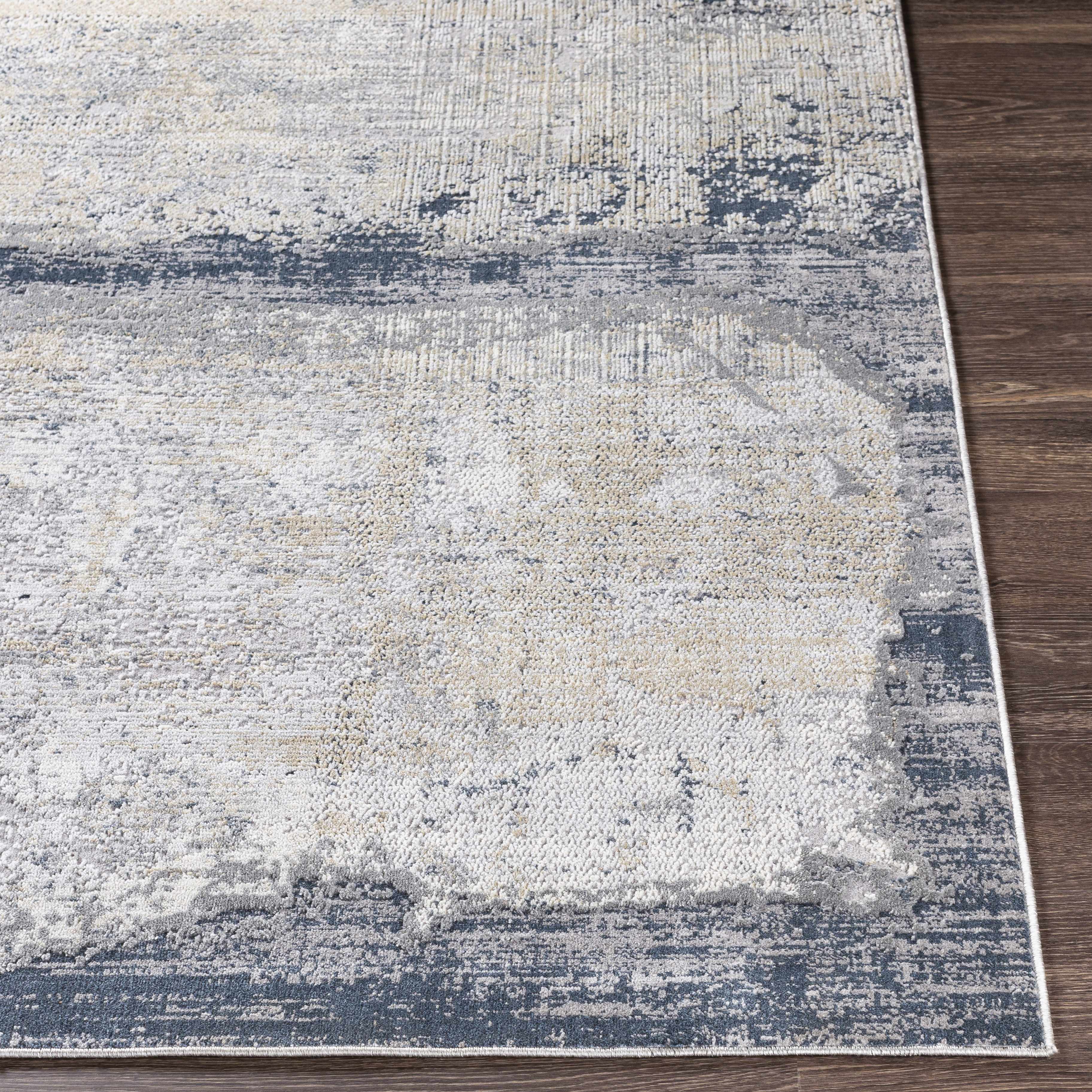 Rainworth Modern Slate Luxe Rug - Clearance - Image 8