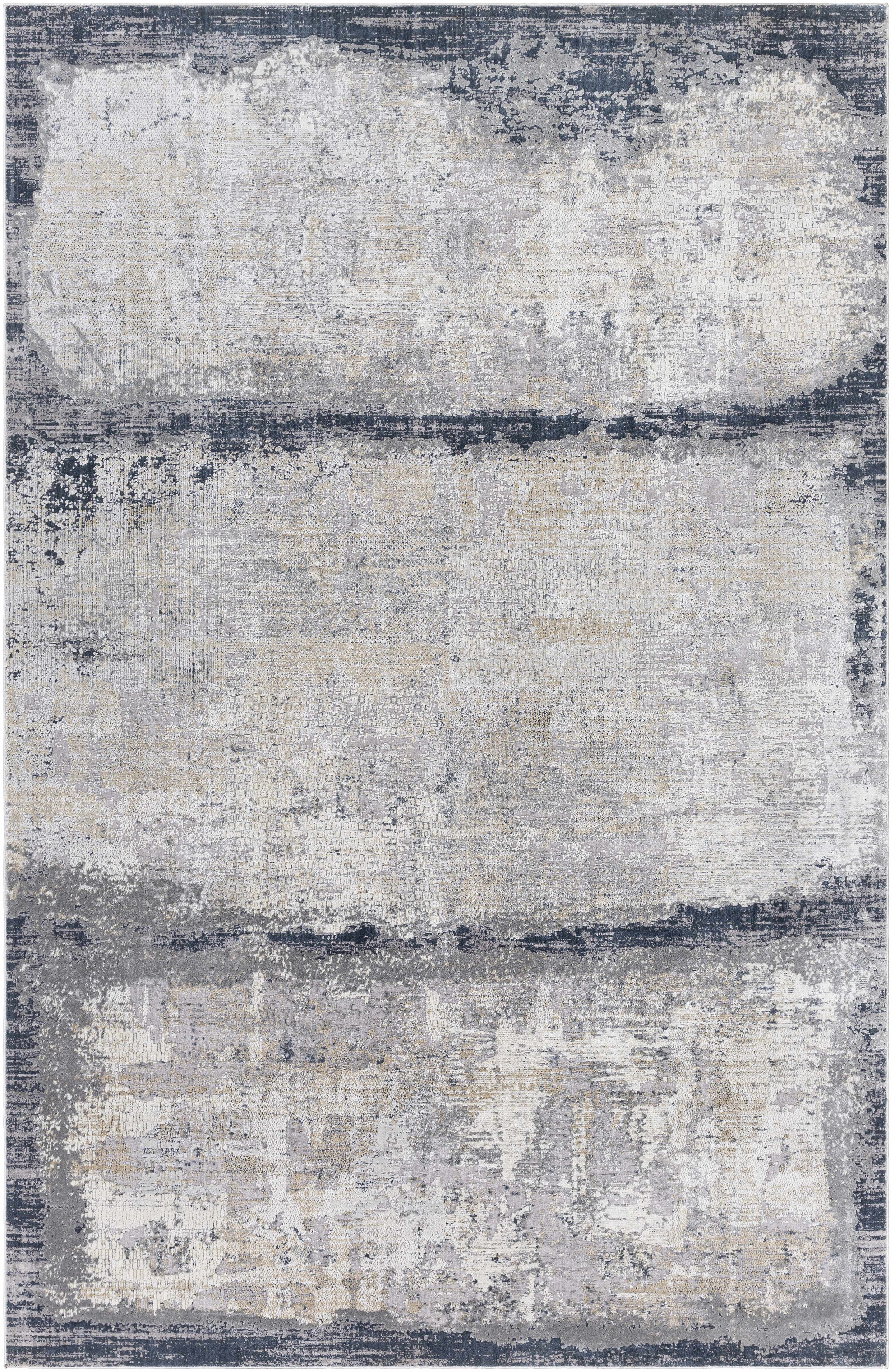 Rainworth Modern Slate Luxe Rug - Clearance - Image 9