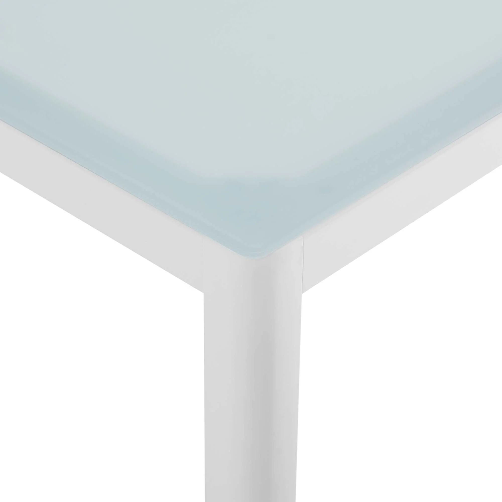 Raleigh 59" Outdoor Patio Aluminum Dining Table by Modway - Image 4