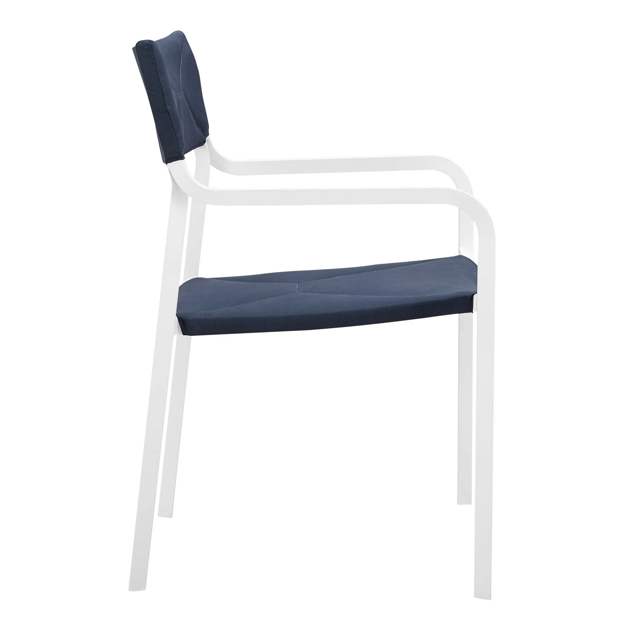 Raleigh Outdoor Patio Aluminum Armchair Set of 2 by Modway - Image 3