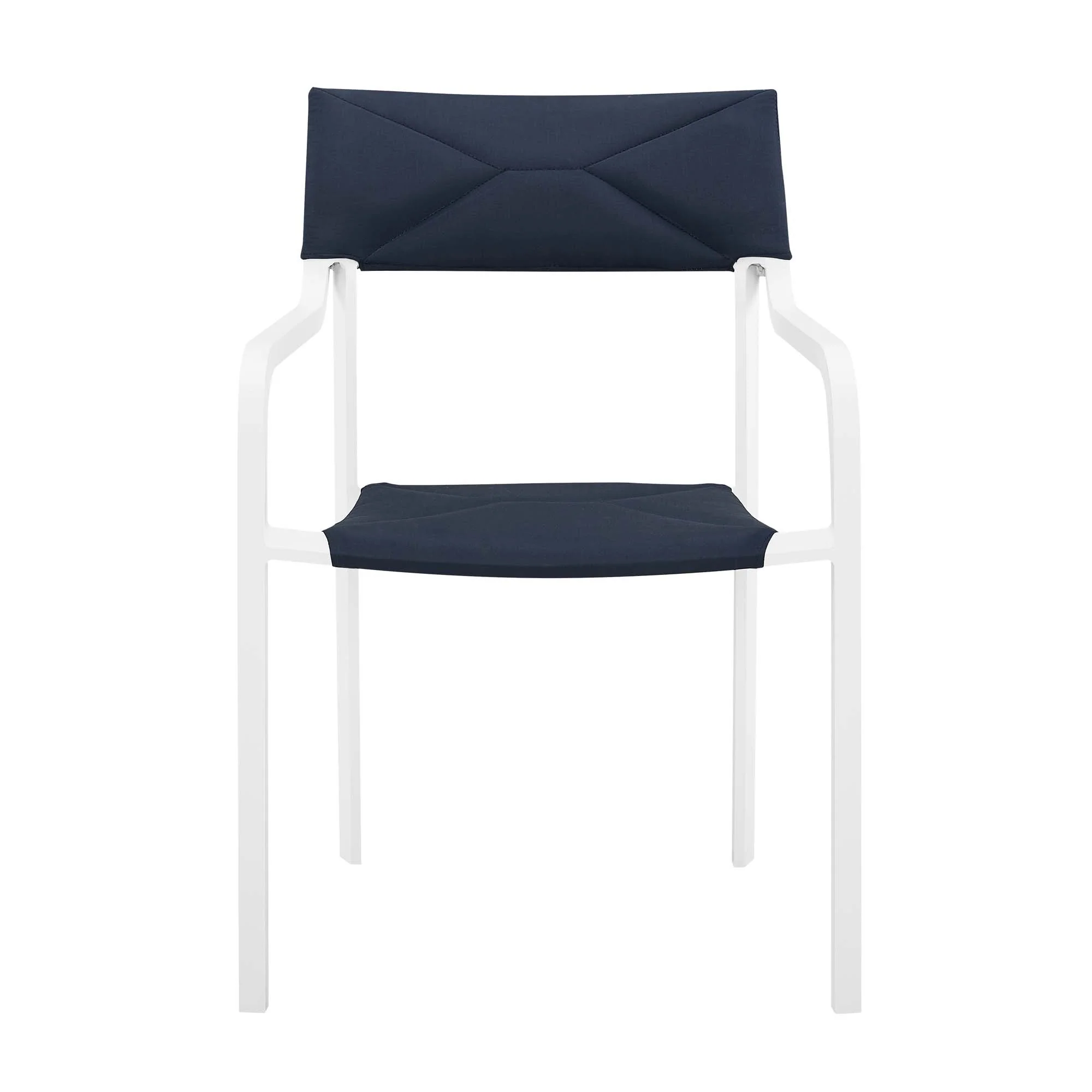 Raleigh Outdoor Patio Aluminum Armchair Set of 2 by Modway - Image 5