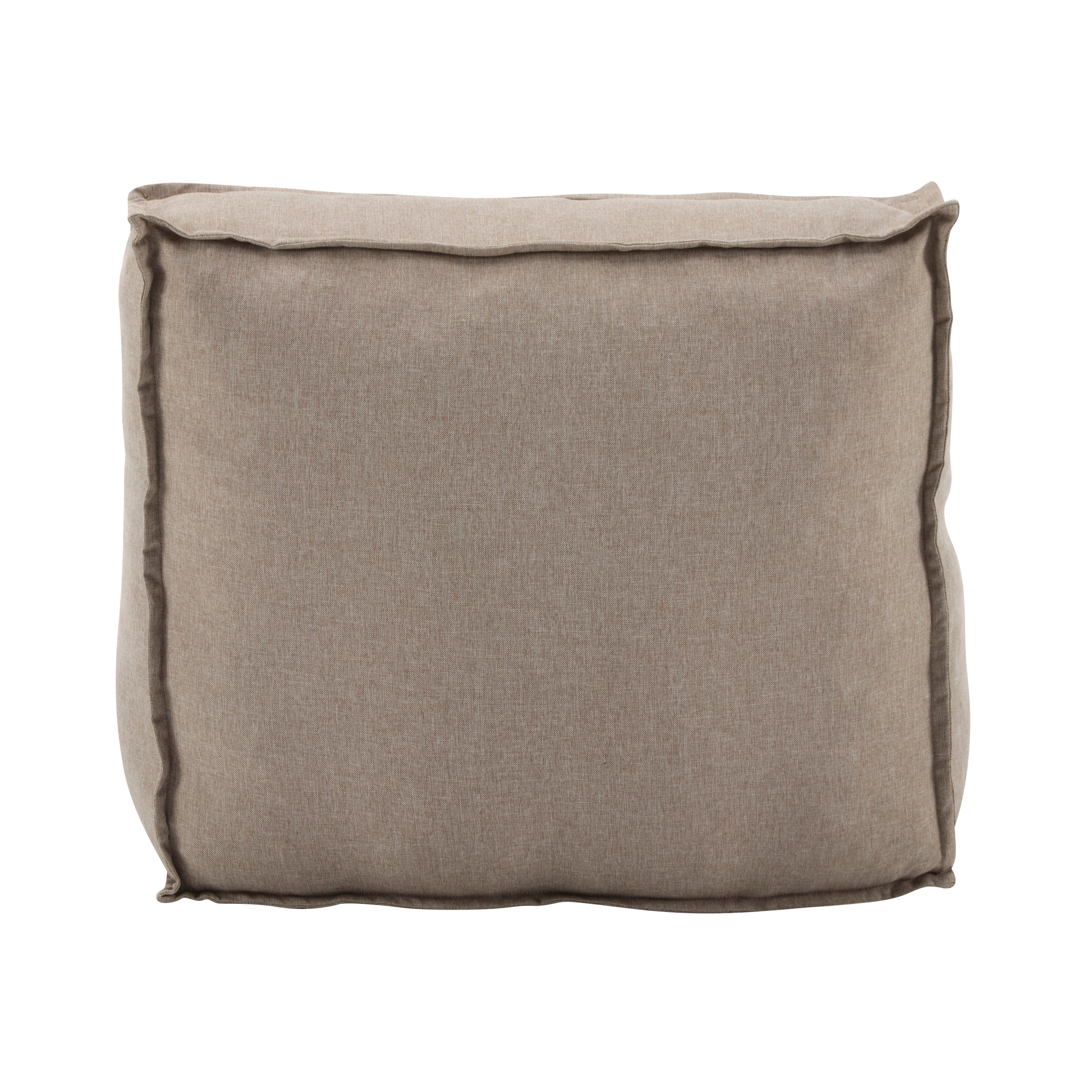 Ramona Outdoor Bean Bag Lounge Chair in Beige - Image 7