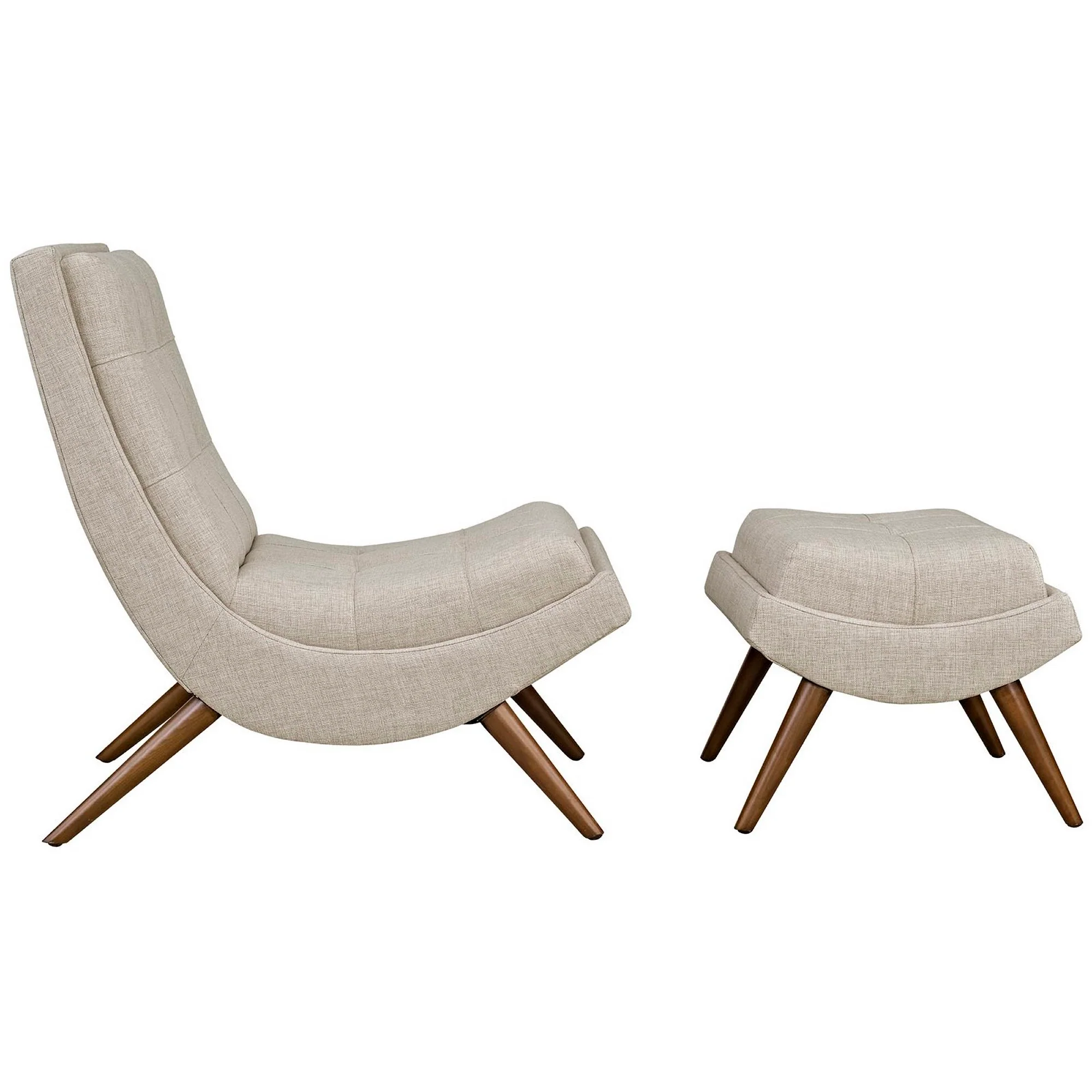 Ramp Upholstered Fabric Lounge Chair Set by Modway - Image 10