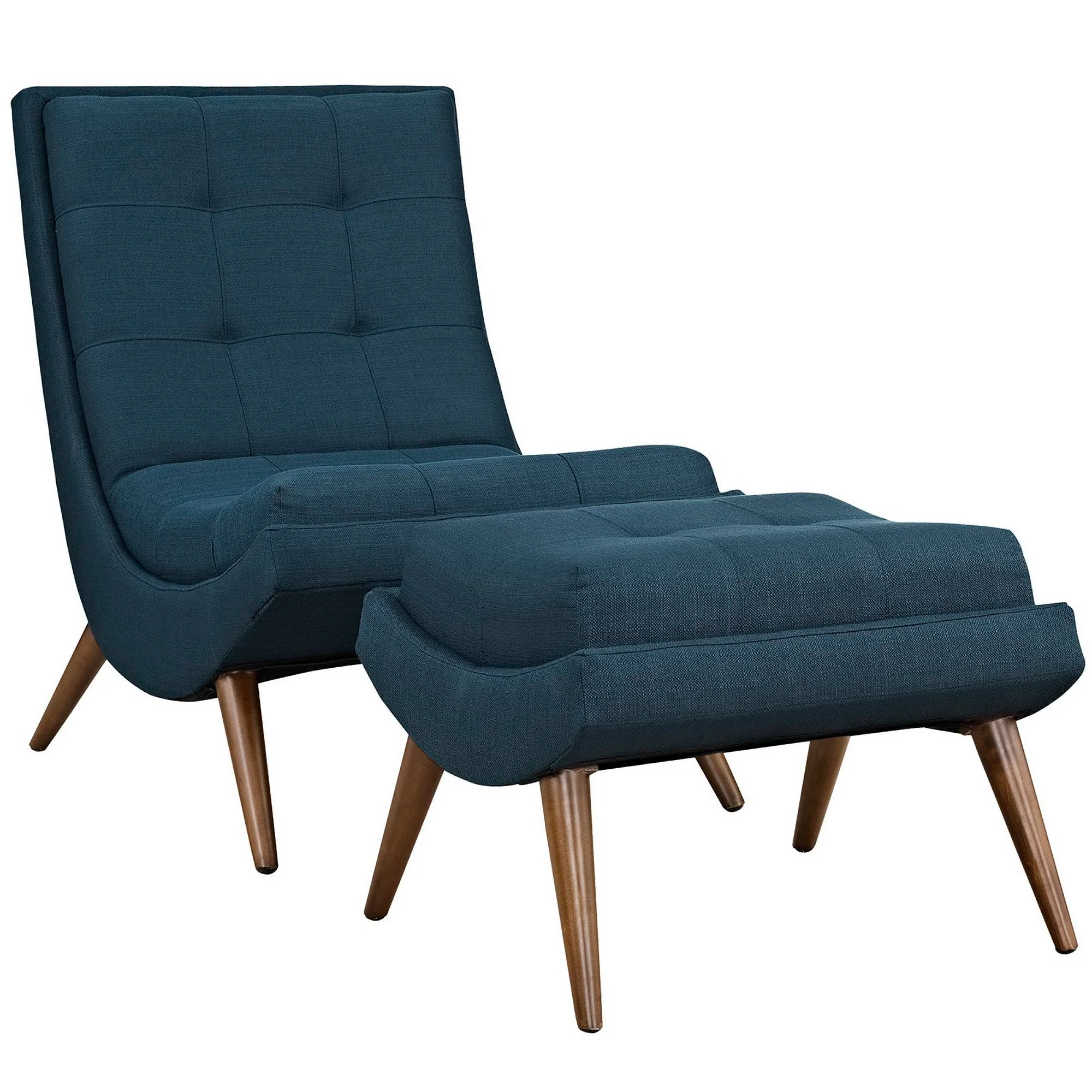 Ramp Upholstered Fabric Lounge Chair Set by Modway - Image 11