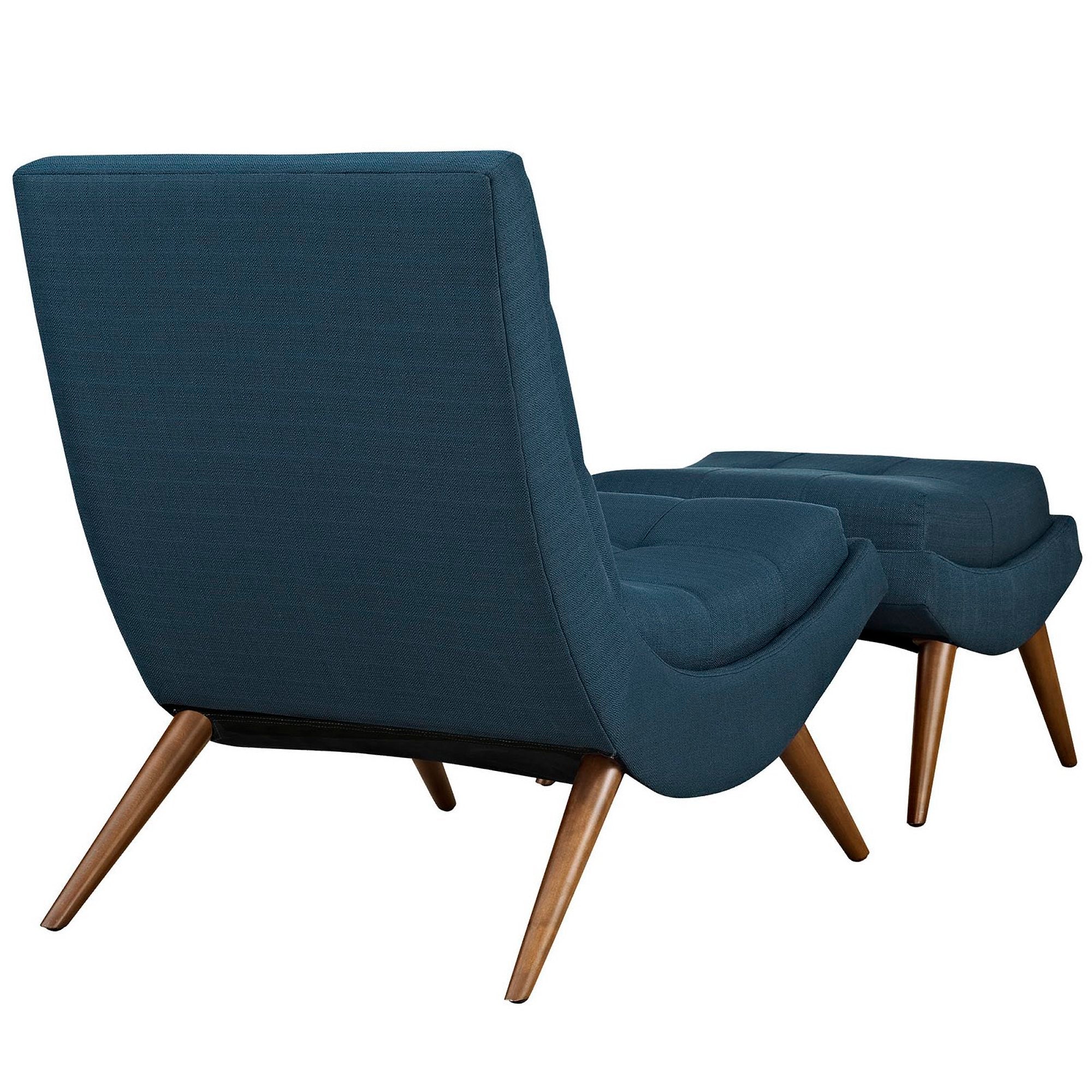 Ramp Upholstered Fabric Lounge Chair Set by Modway - Image 7