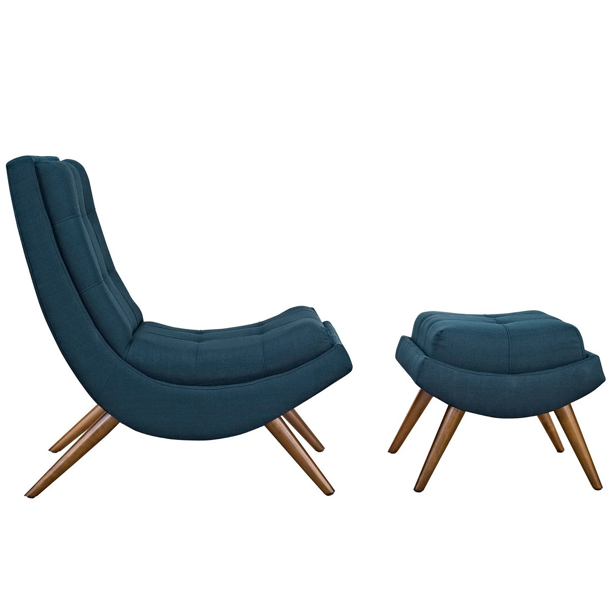 Ramp Upholstered Fabric Lounge Chair Set by Modway - Image 9