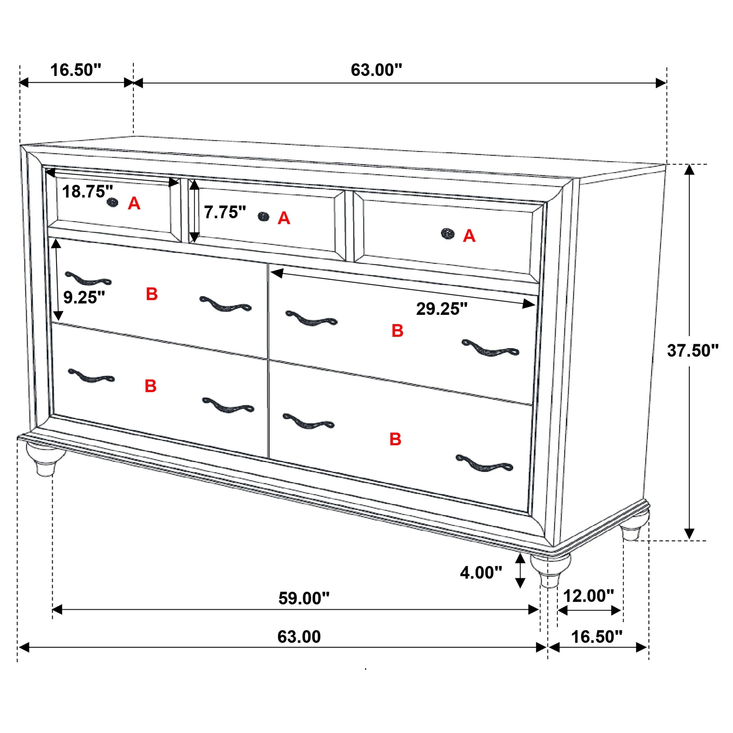 Randall White 5-Piece Queen Bedroom Set - Image 17