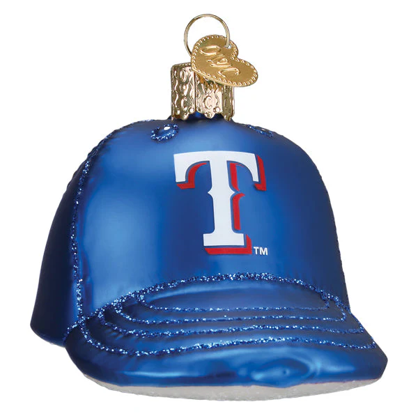 Rangers Baseball Cap Ornament - Image 3