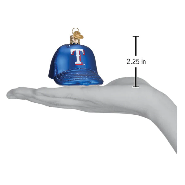 Rangers Baseball Cap Ornament - Image 4