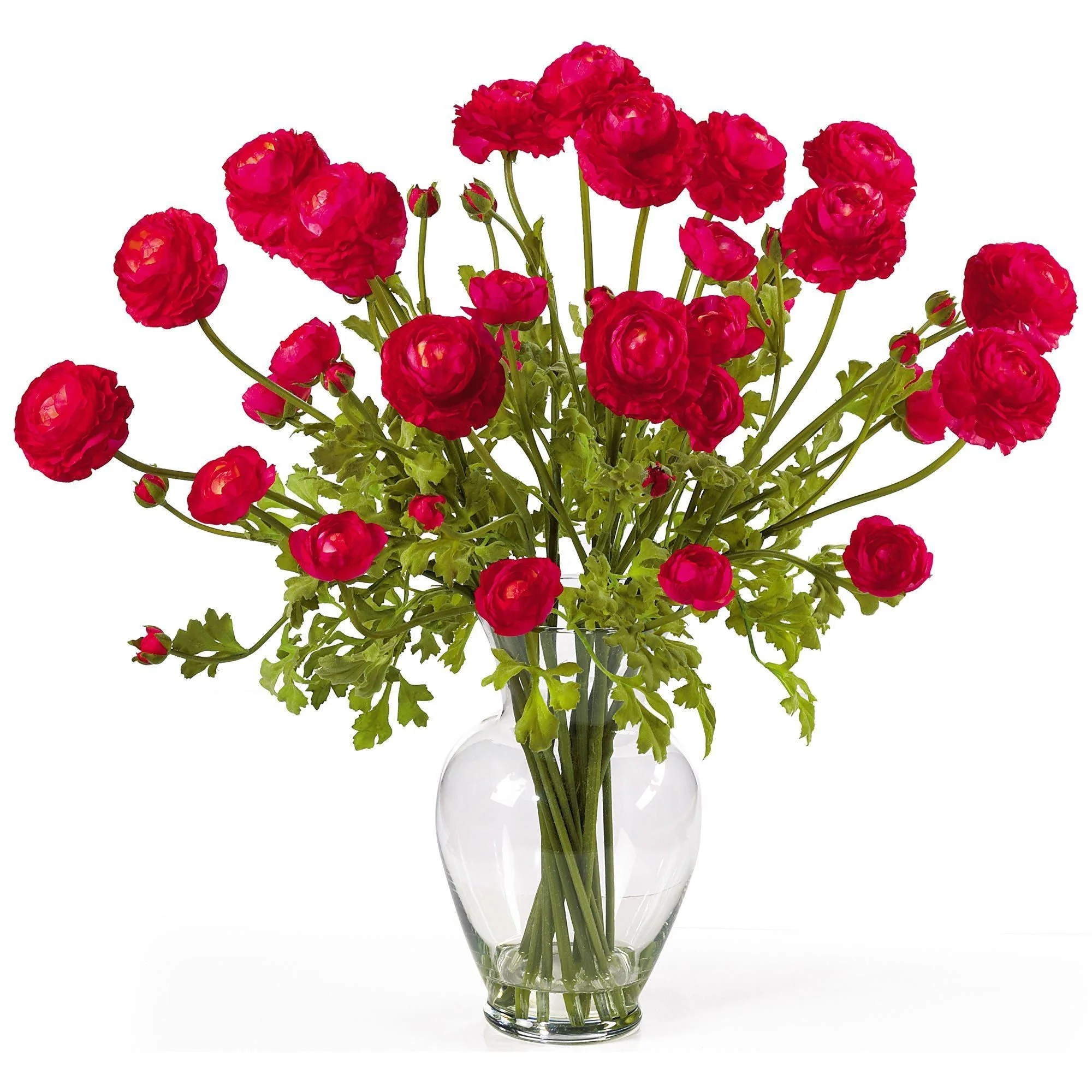 Ranunculus Liquid Illusion Silk Flower Arrangement - Image 4