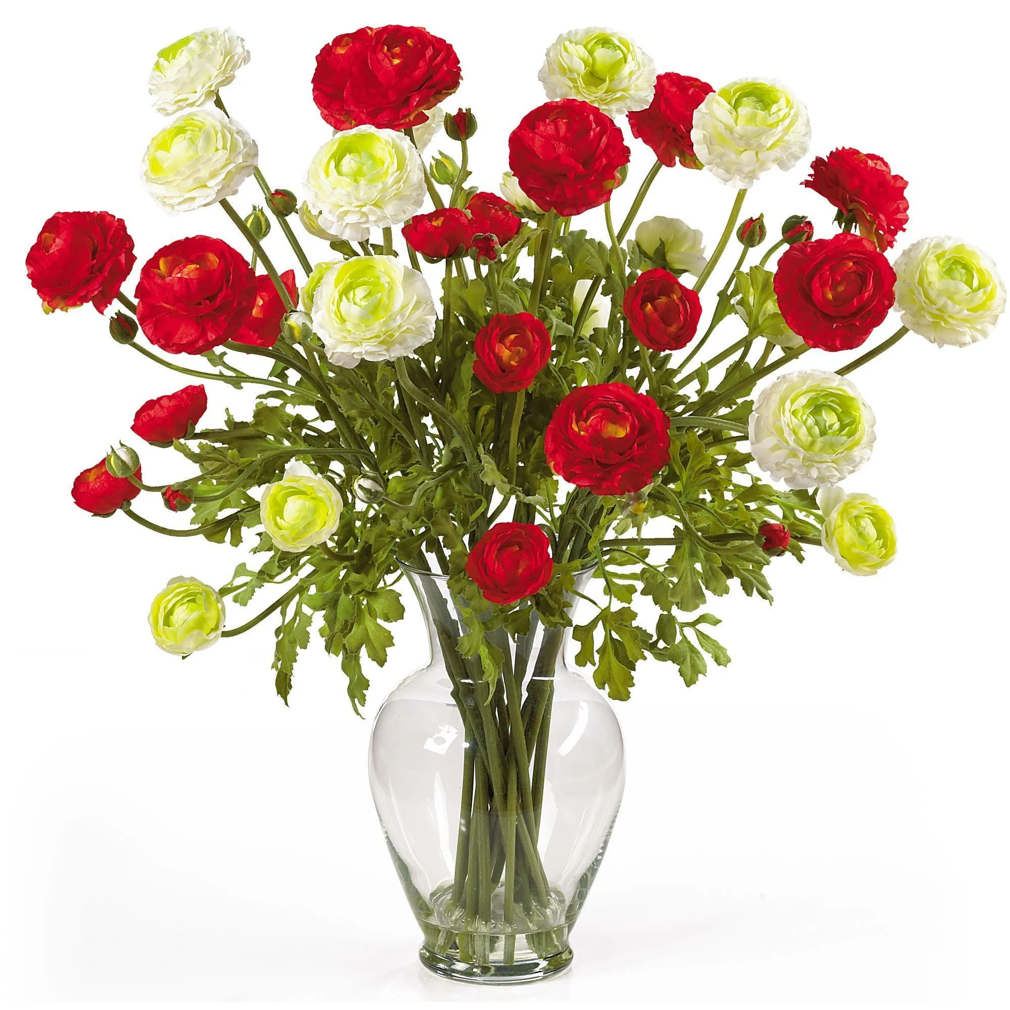 Ranunculus Liquid Illusion Silk Flower Arrangement - Image 5