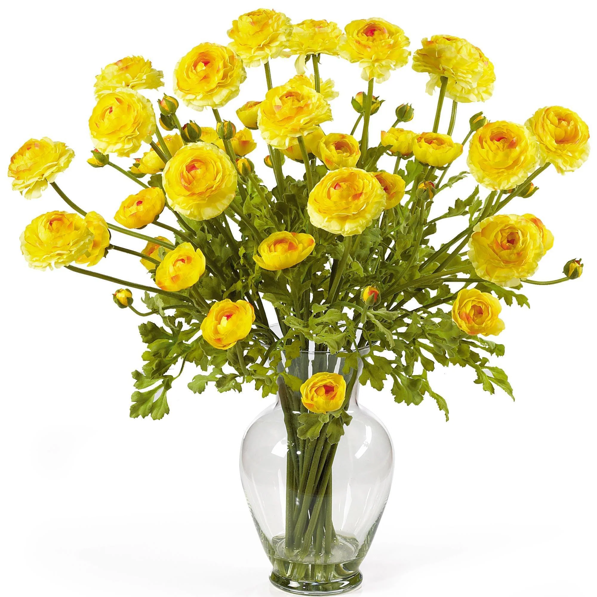 Ranunculus Liquid Illusion Silk Flower Arrangement - Image 6