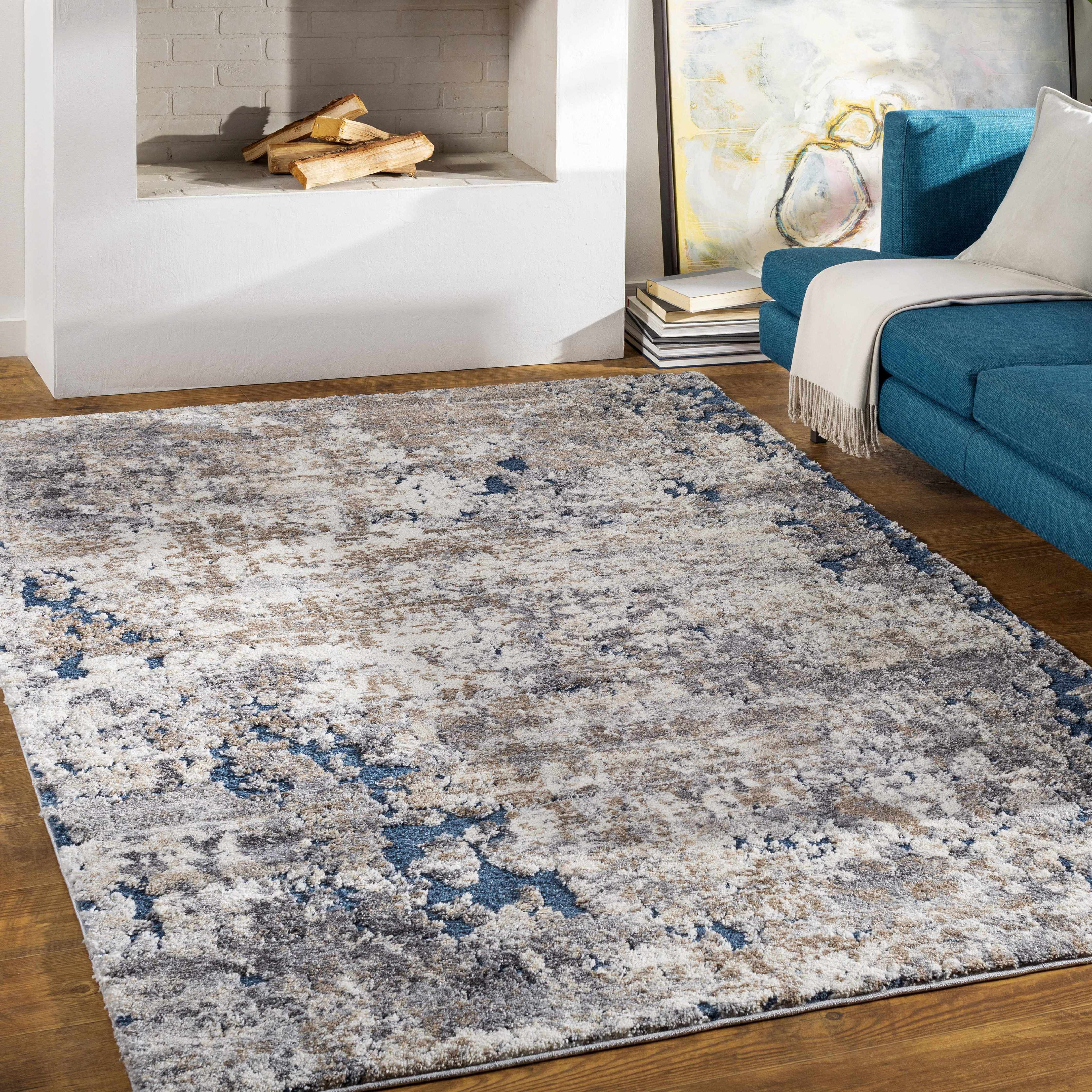 Ratho Rock Pattern Thick Rug - Image 2