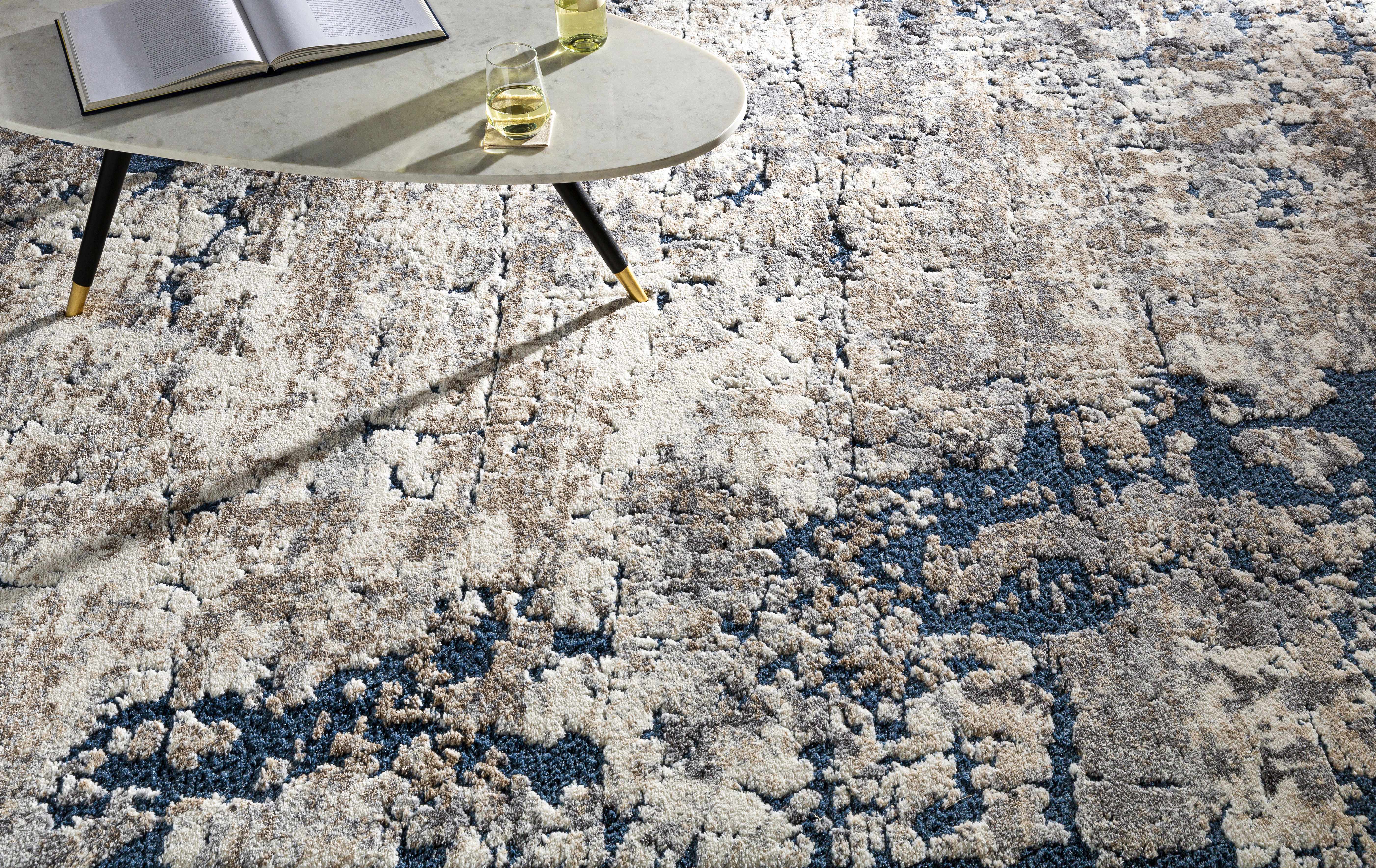 Ratho Rock Pattern Thick Rug - Image 4