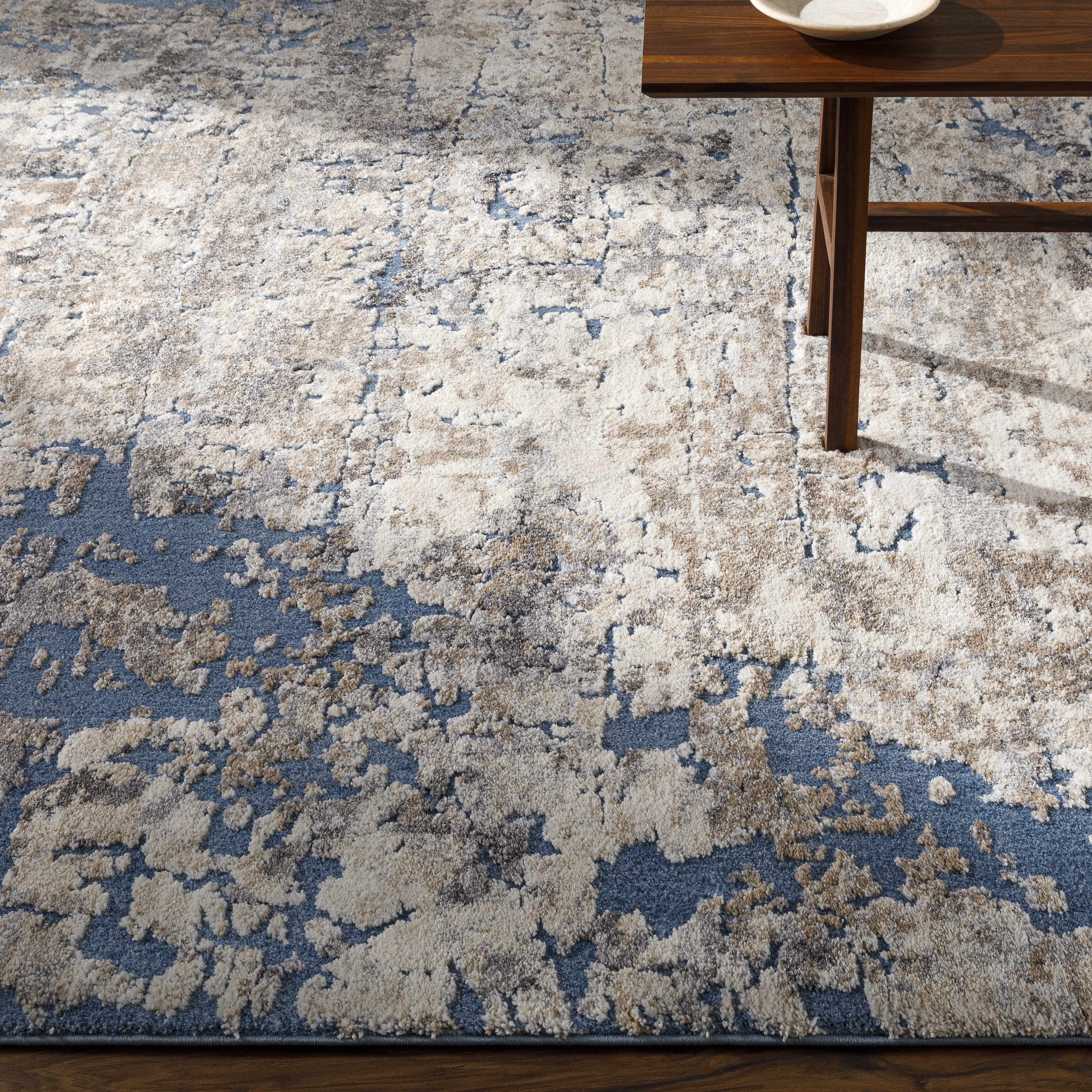 Ratho Rock Pattern Thick Rug - Image 6