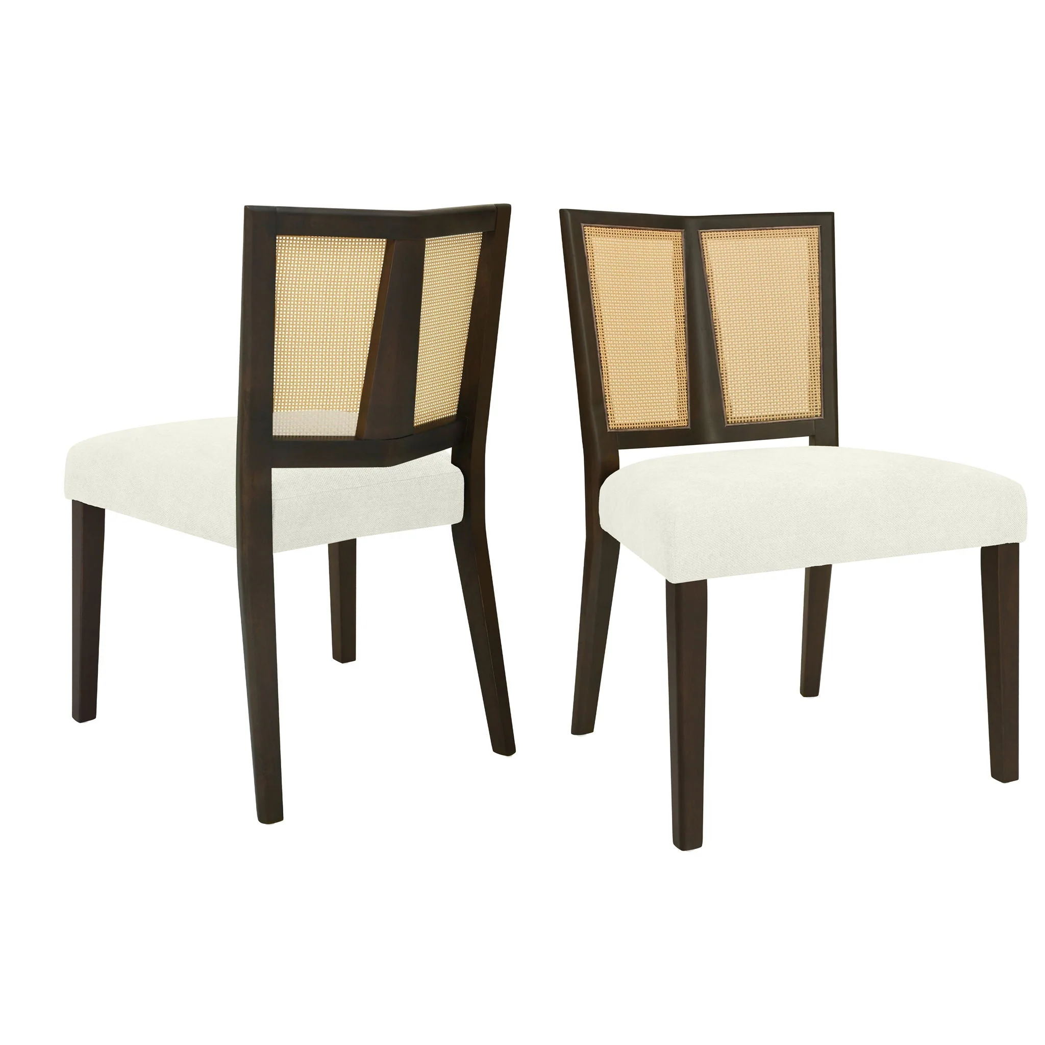 Rattan Dining Chair Without Arms (Set of 2) - Image 2