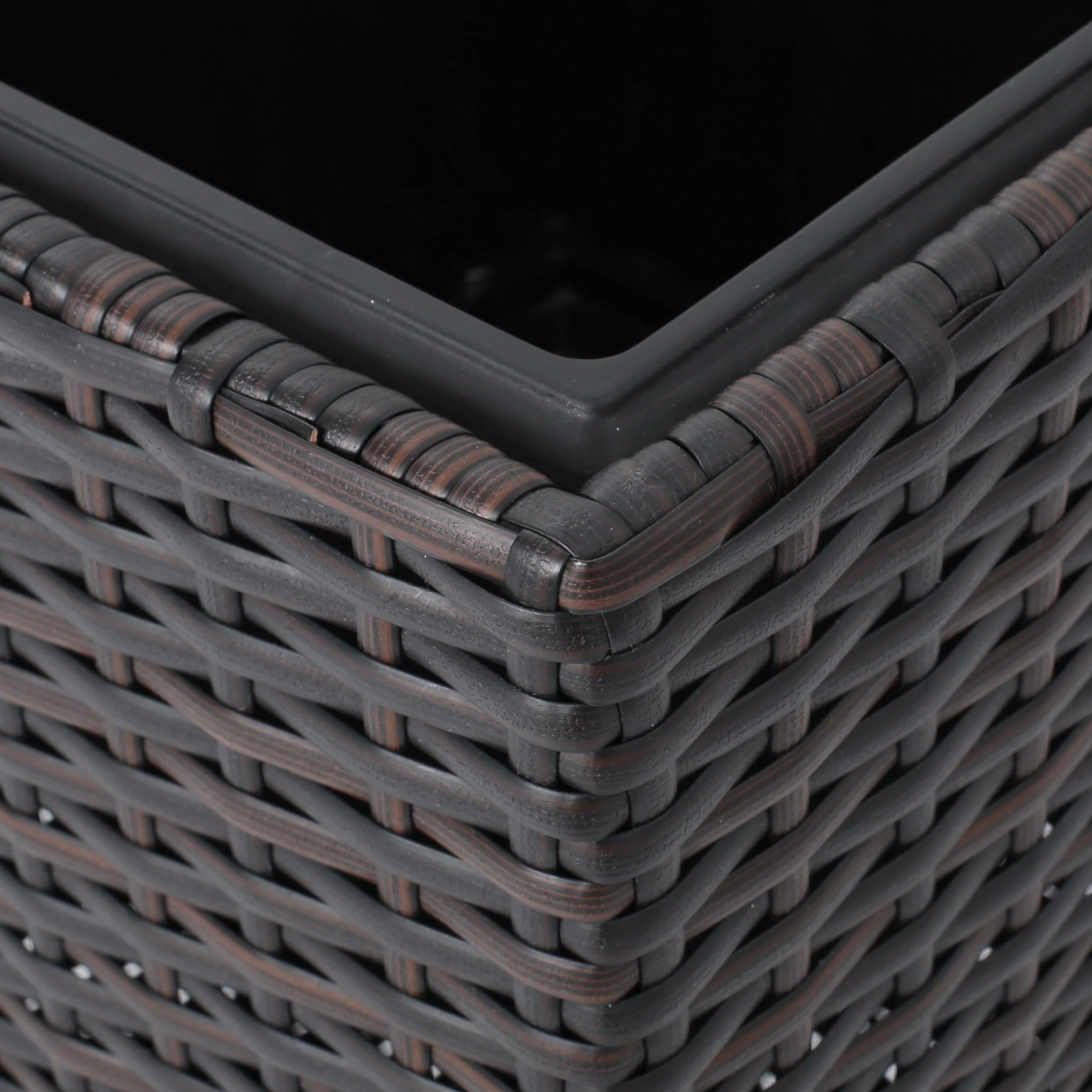 Rattan Flower Pot - Brown - Image 10