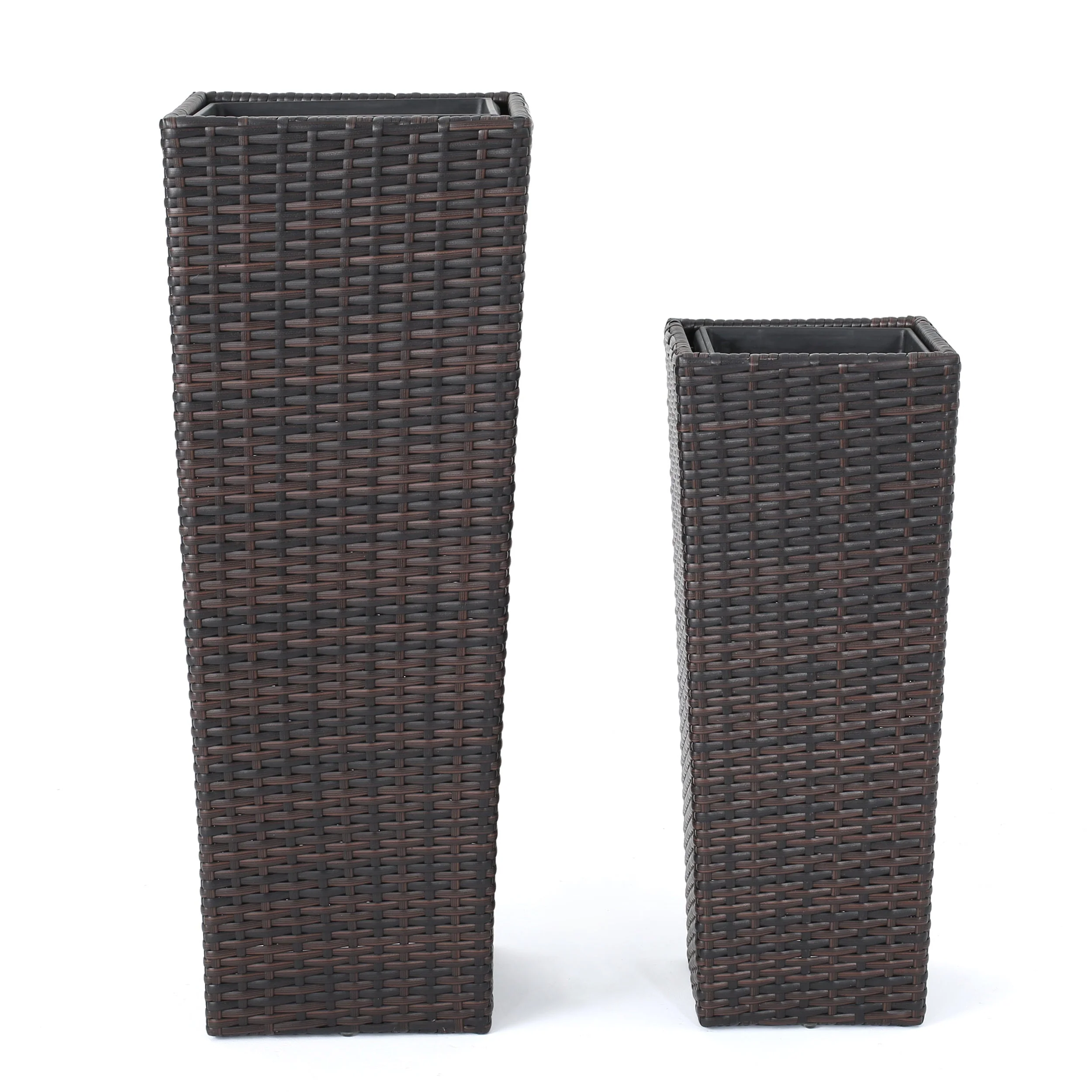 Rattan Flower Pot - Brown - Image 6