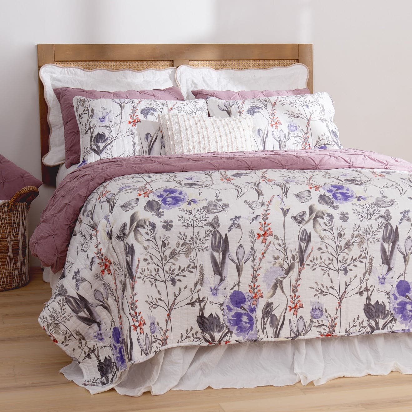 Ravello Pintuck 5 Piece Comforter Set - Image 5
