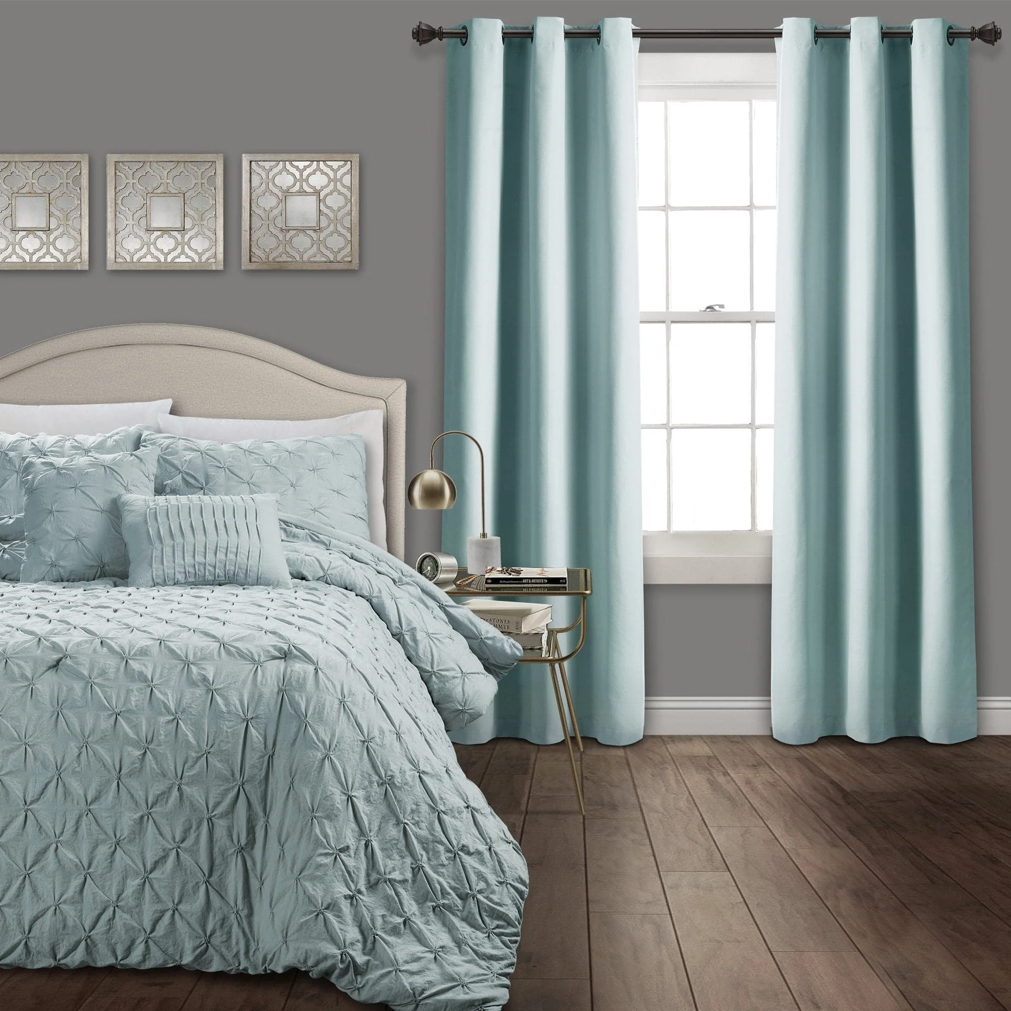 Ravello Pintuck 5 Piece Comforter Set - Image 53