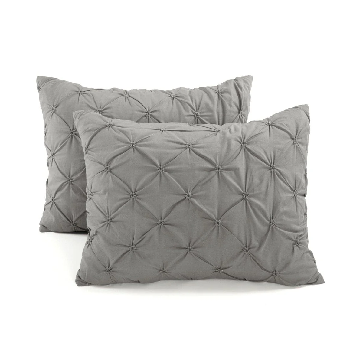Ravello Pintuck Cotton Comforter 3 Piece Set - Image 15