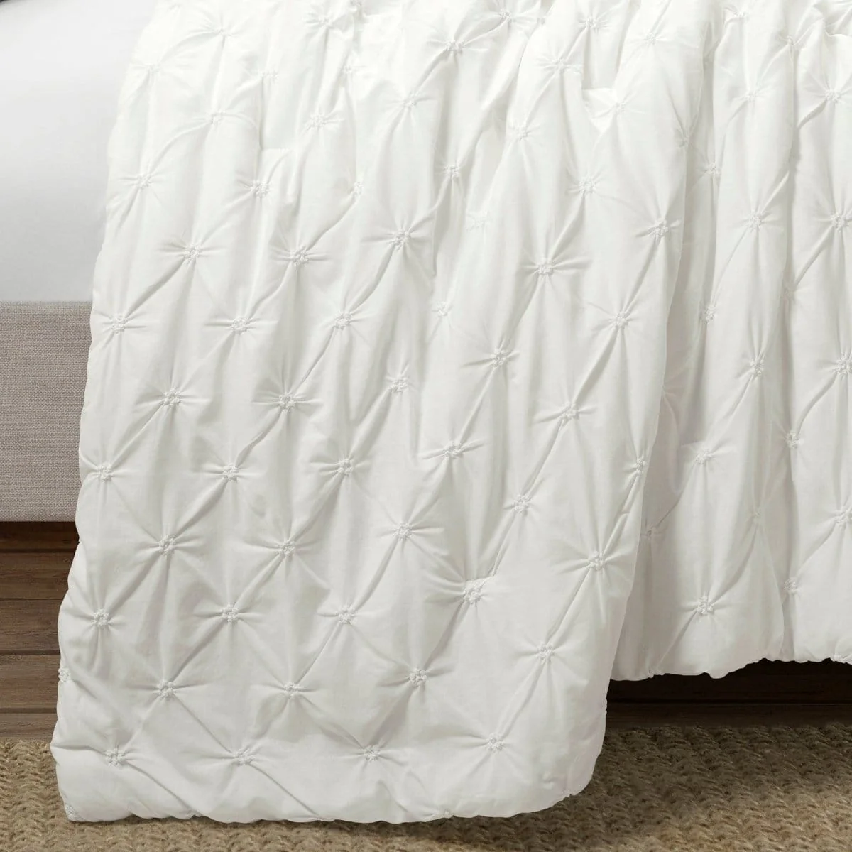 Ravello Pintuck Cotton Comforter 3 Piece Set - Image 5