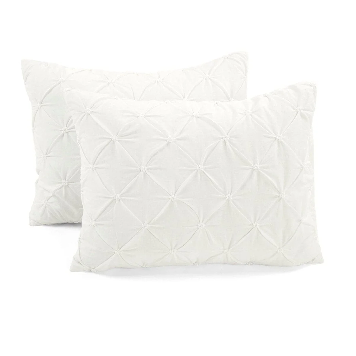 Ravello Pintuck Cotton Comforter 3 Piece Set - Image 8