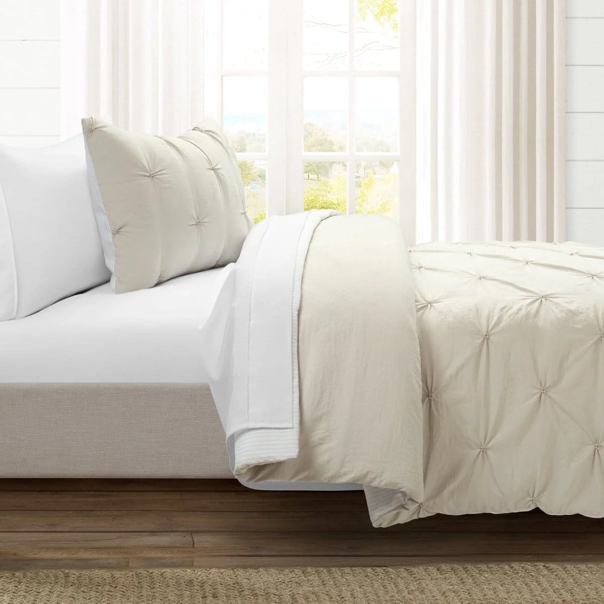 Ravello Pintuck Reversible Comforter Bed In A Bag - Image 4