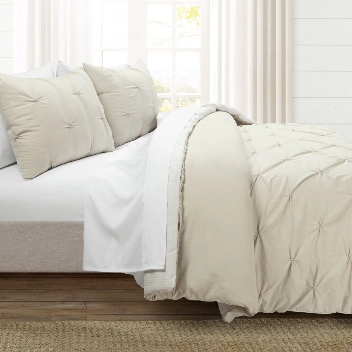 Ravello Pintuck Reversible Comforter Bed In A Bag - Image 5