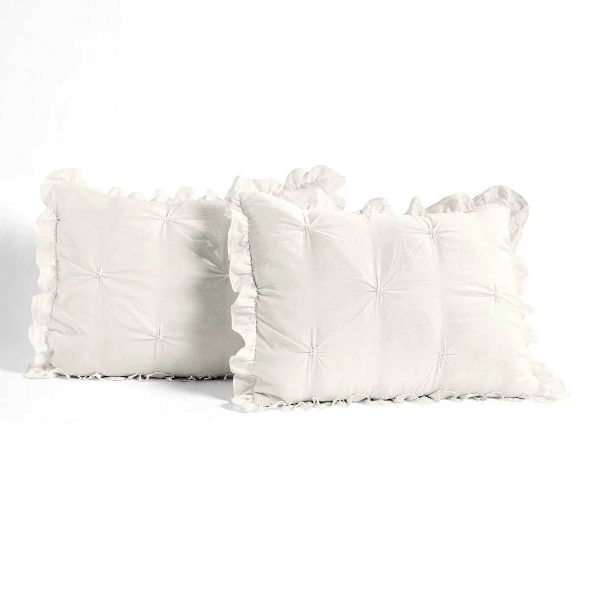 Ravello Pintuck Ruffle Skirt Bedspread Set - Image 22