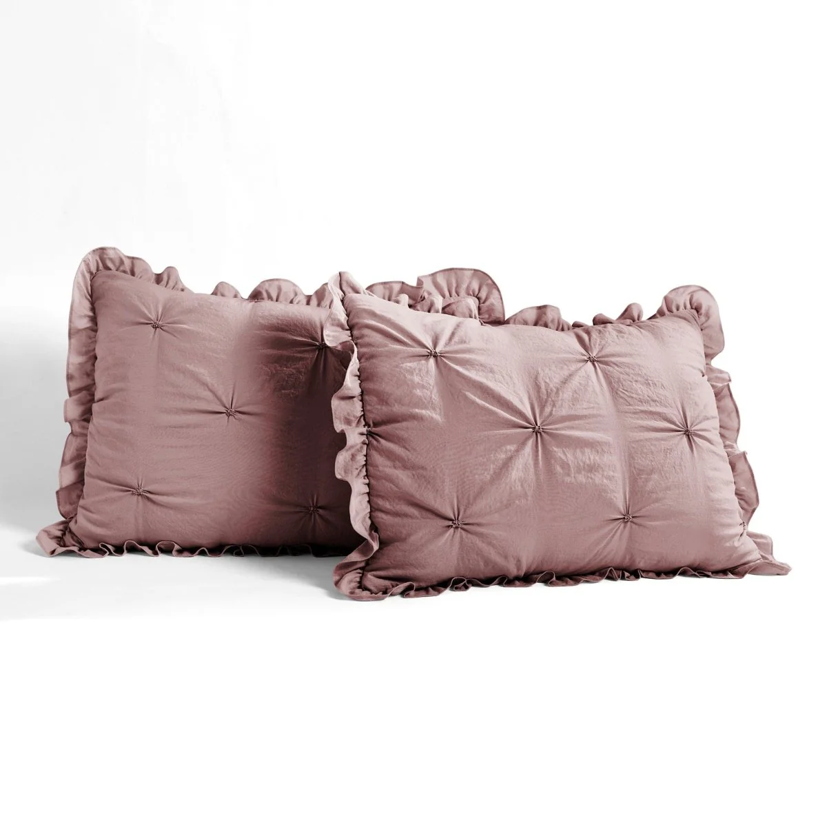 Ravello Pintuck Ruffle Skirt Bedspread Set - Image 23