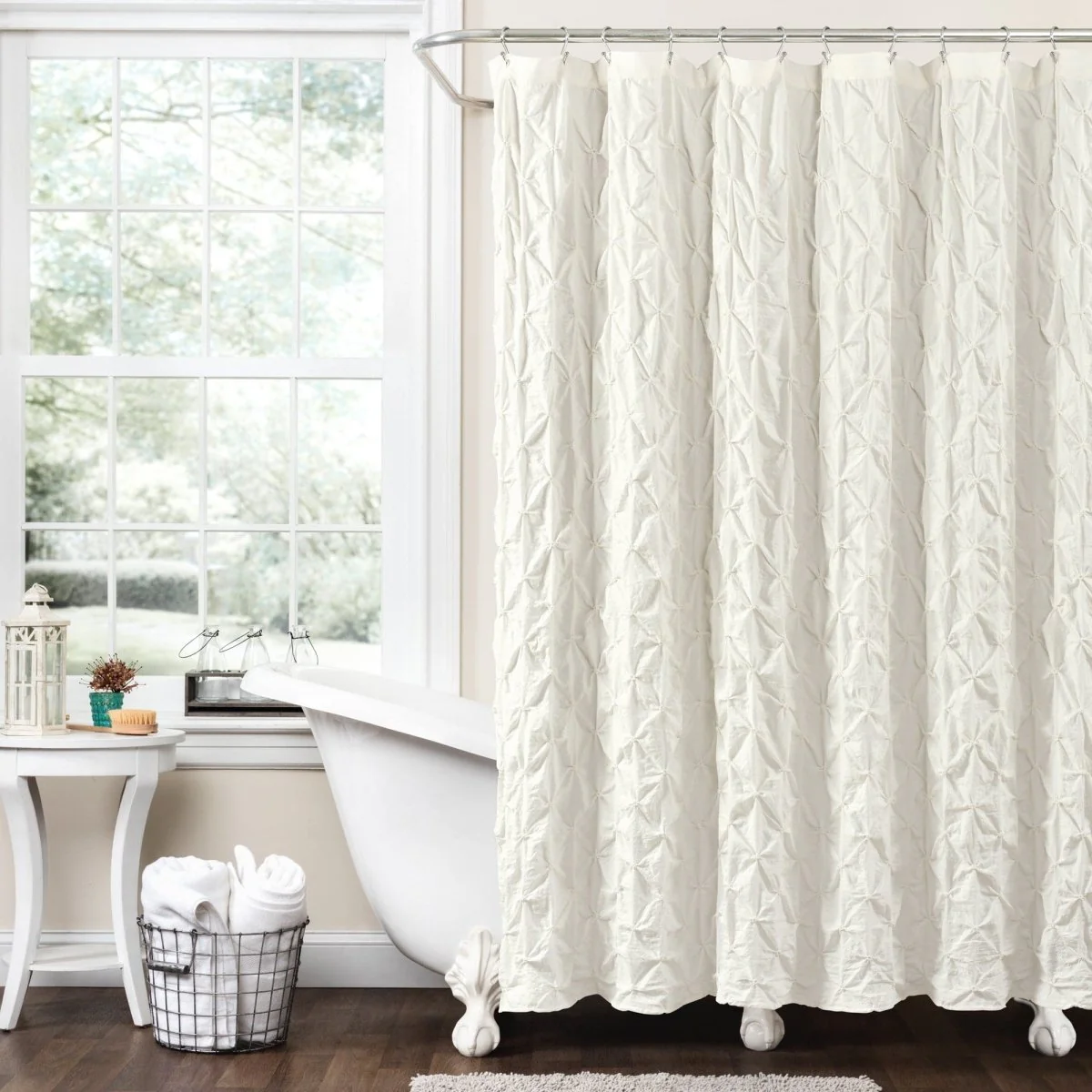 Ravello Pintuck Shower Curtain - Image 2