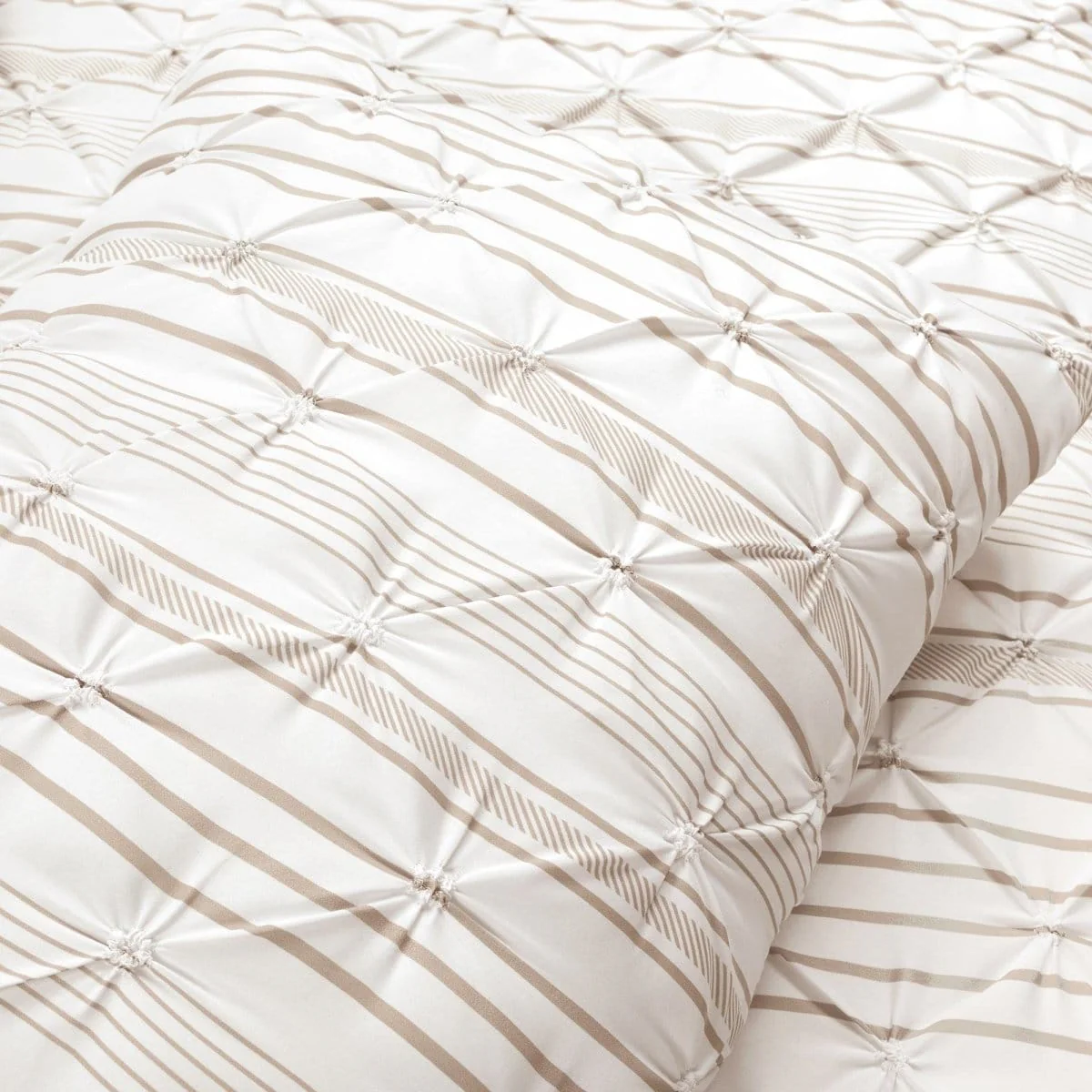 Ravello Pintuck Stripe 5 Piece Comforter Set - Image 22