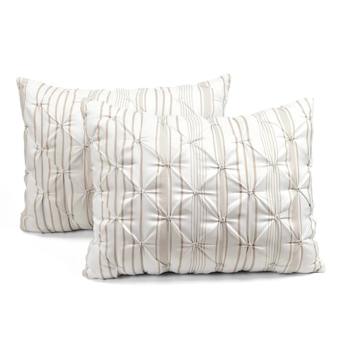 Ravello Pintuck Stripe 5 Piece Comforter Set - Image 25