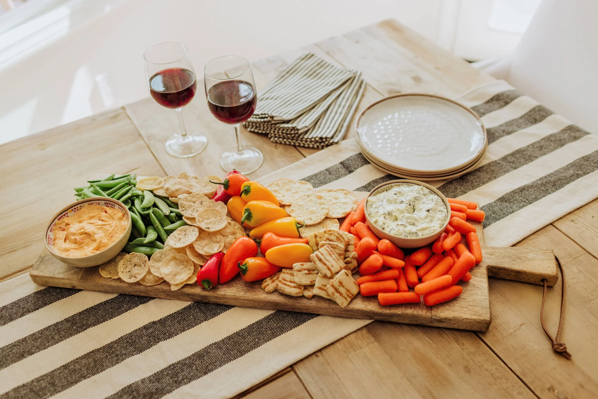 Ravi Rectangular Long Charcuterie Board - Image 5
