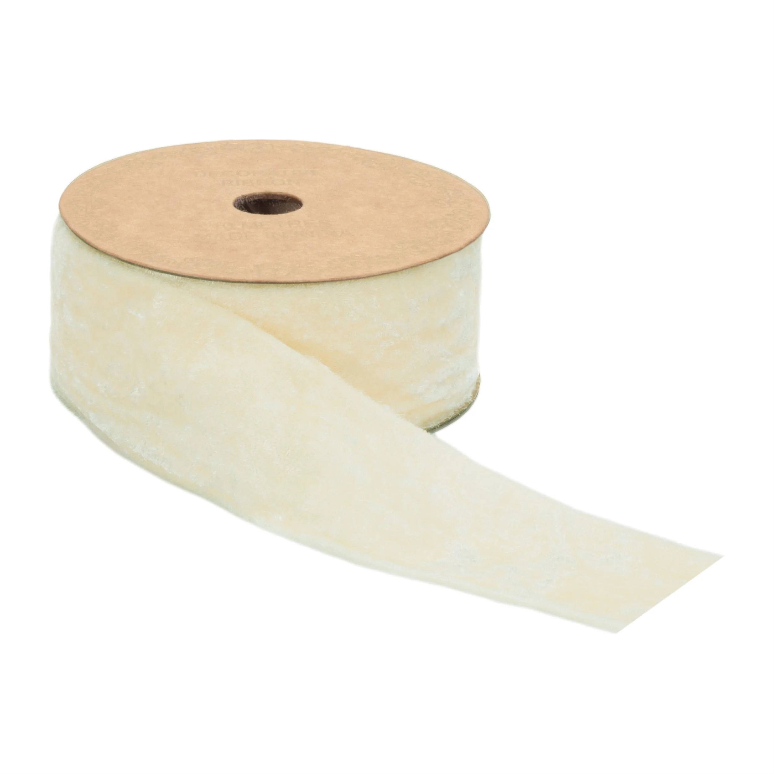 Raw edge velvet ribbon 2" x 10 yds. - Image 6