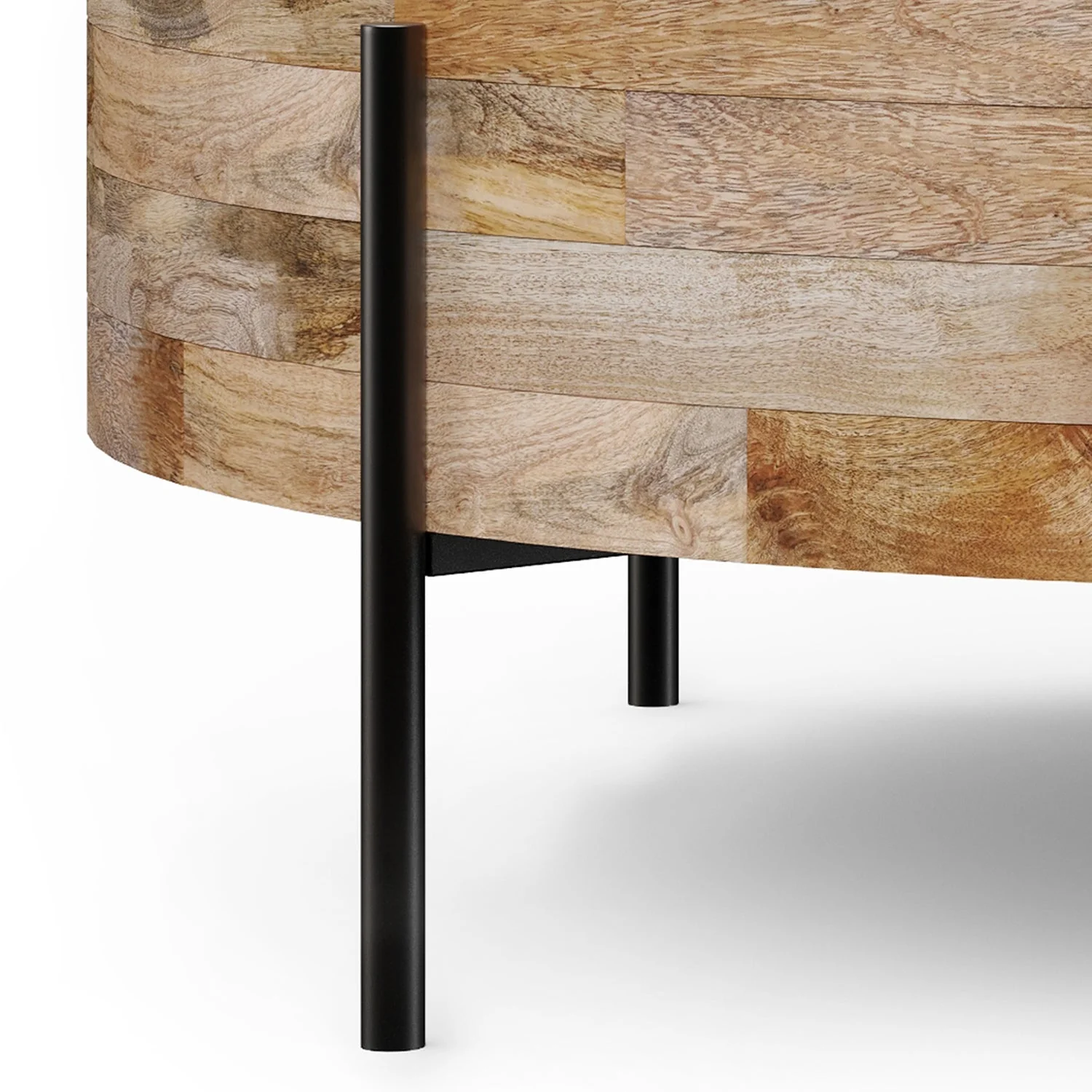 Rayburn Drum Coffee Table - Natural - Image 6