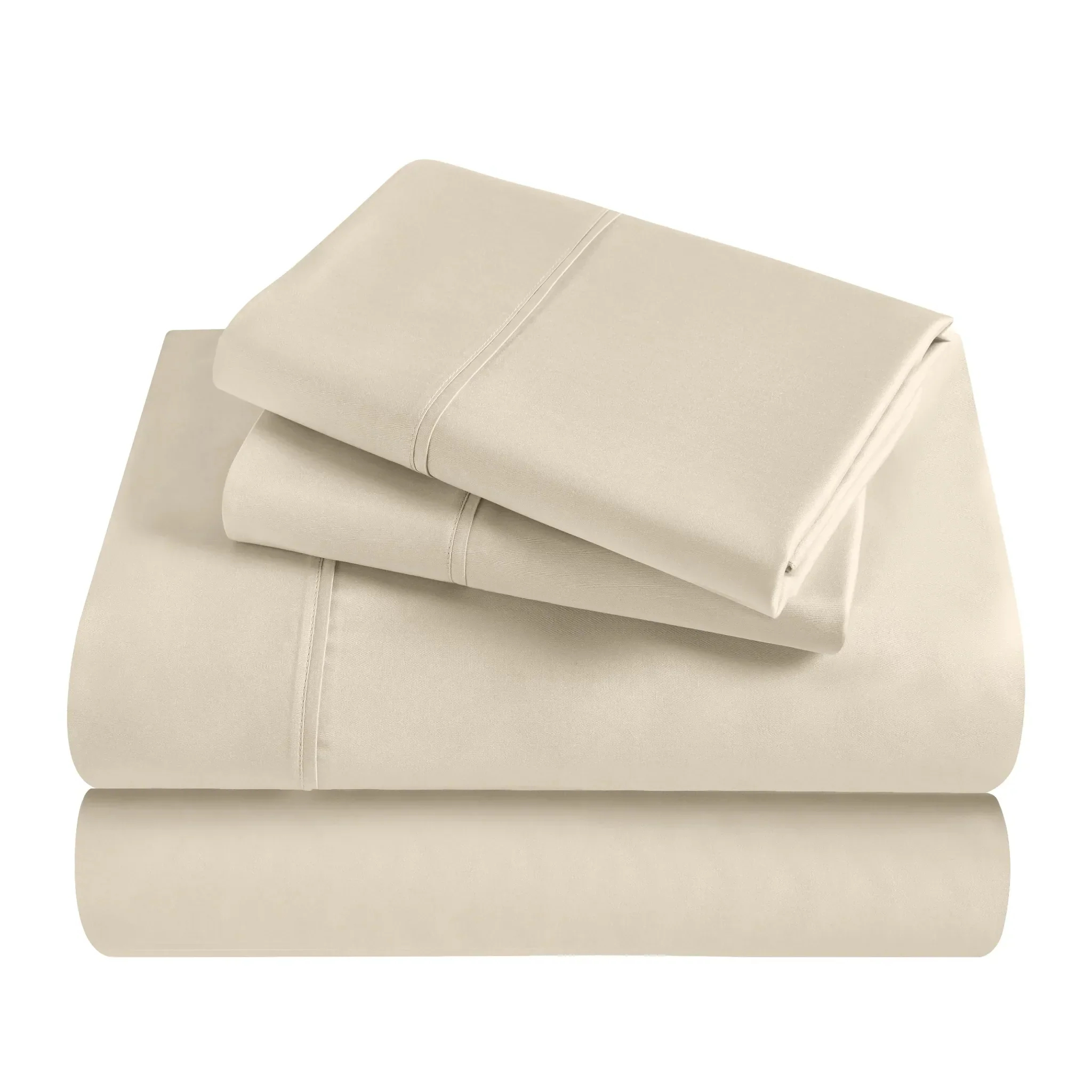Bamboo Viscose 4-Piece Bed Sheet Set 300 Thread Count Deep Pocket - Image 11