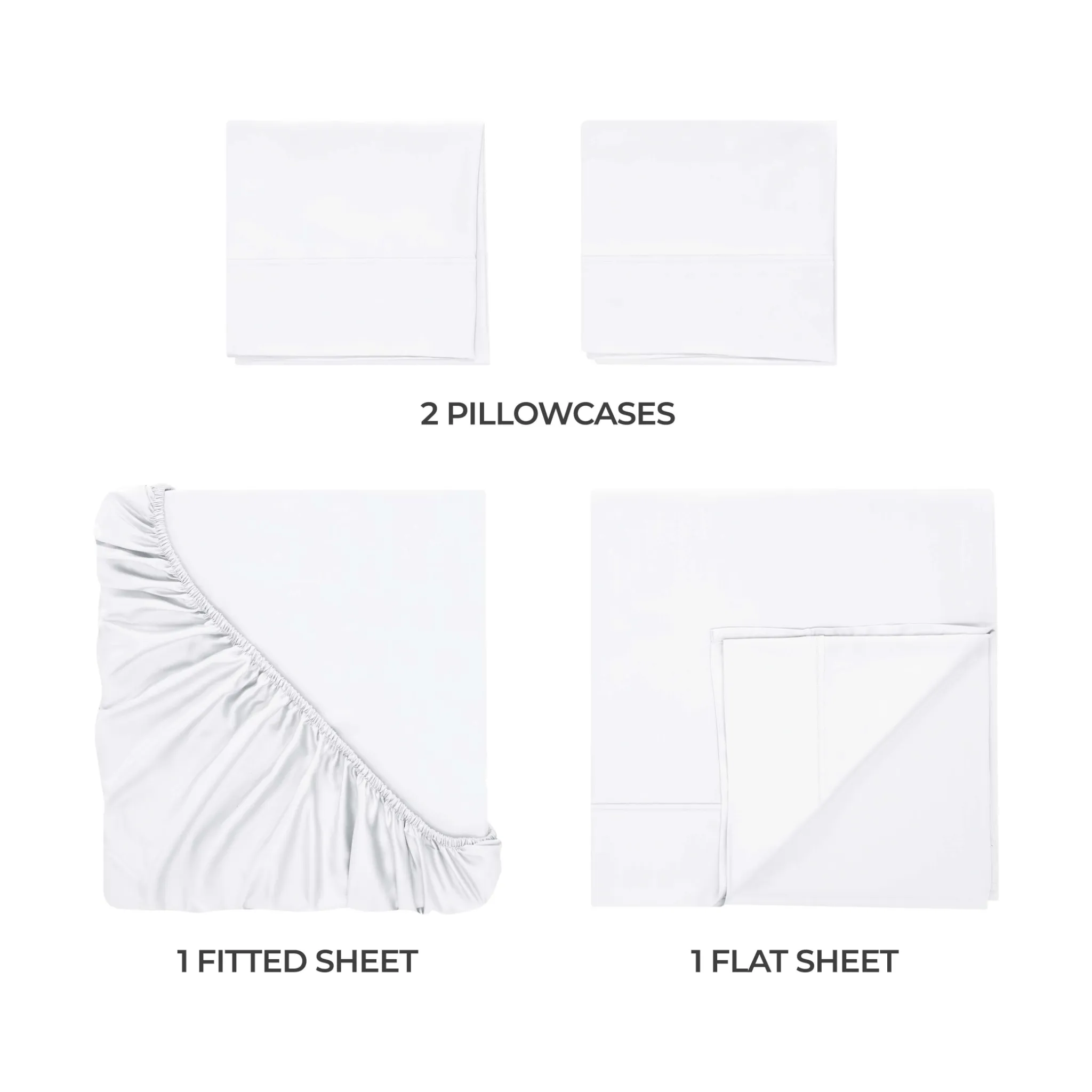 Bamboo Viscose 4-Piece Bed Sheet Set 300 Thread Count Deep Pocket - Image 4