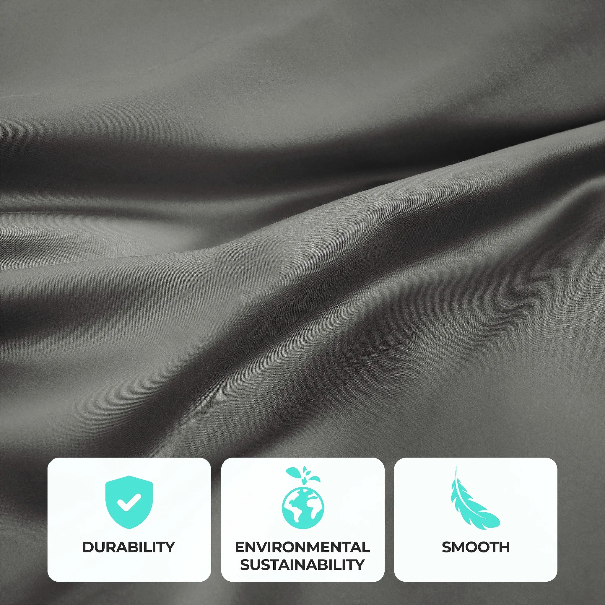 Bamboo Viscose 4-Piece Bed Sheet Set 300 Thread Count Deep Pocket - Image 60