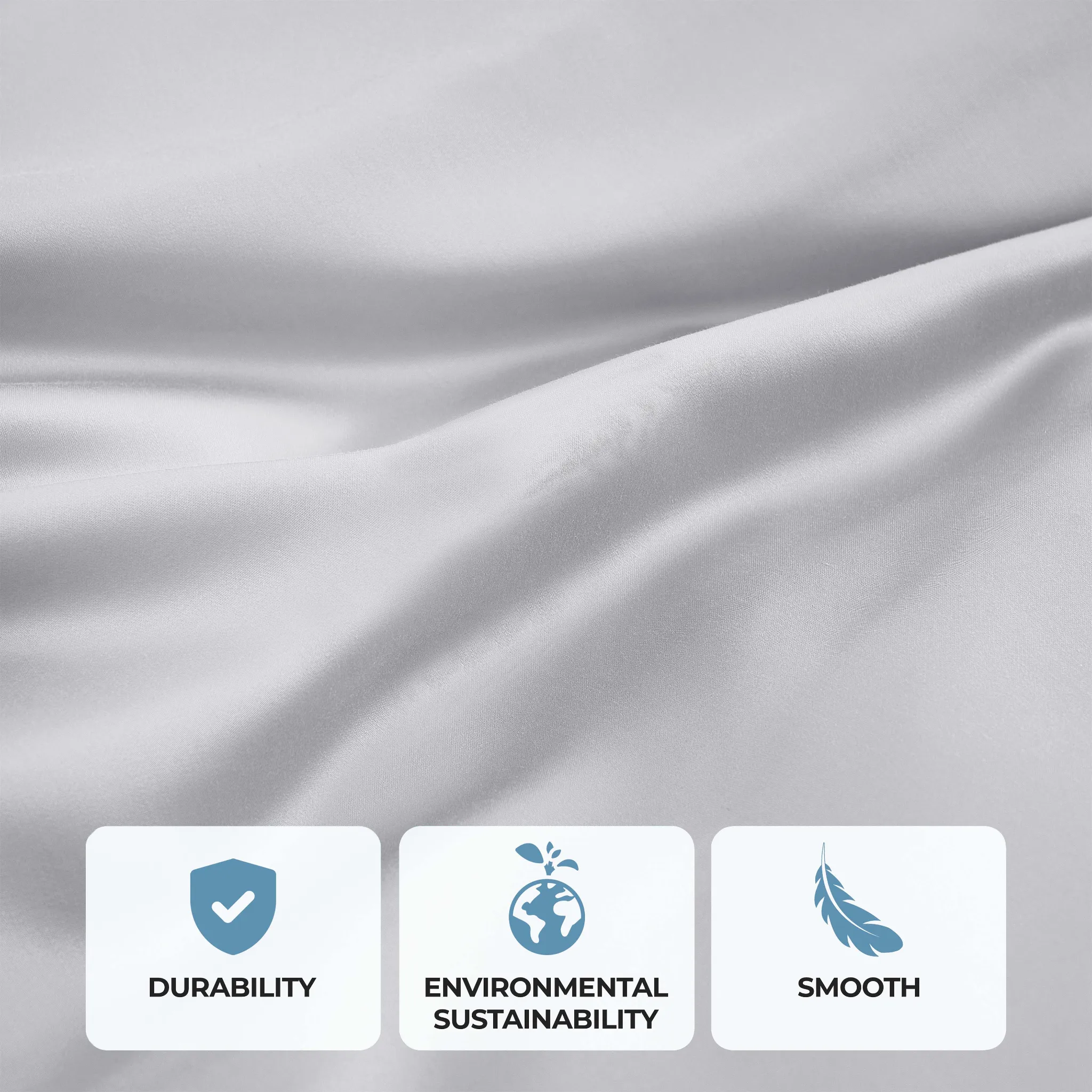 Bamboo Viscose 4-Piece Bed Sheet Set 300 Thread Count Deep Pocket - Image 69