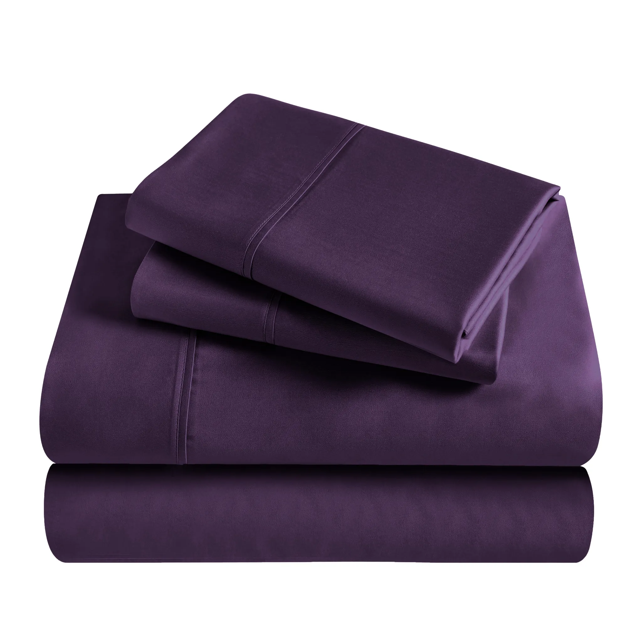 Bamboo Viscose 4-Piece Bed Sheet Set 300 Thread Count Deep Pocket - Image 74