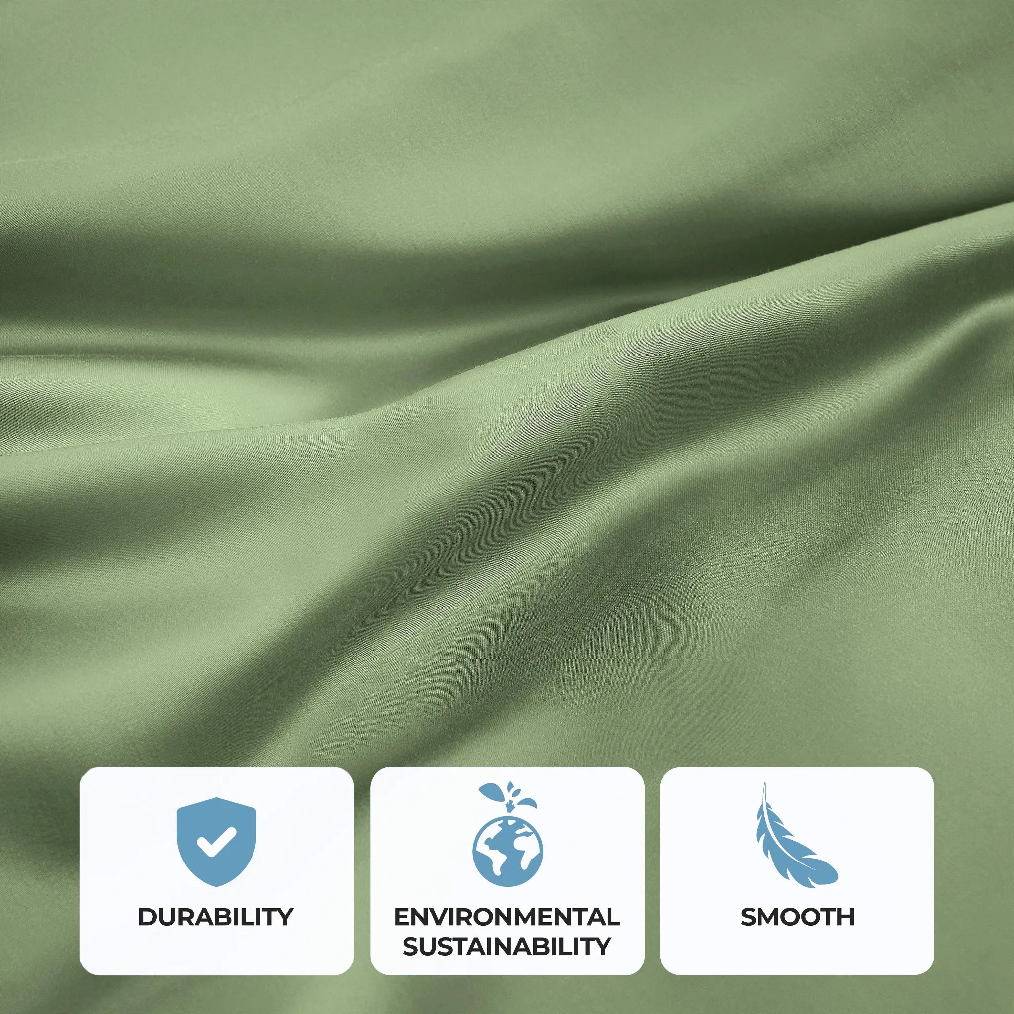 Bamboo Viscose 4-Piece Bed Sheet Set 300 Thread Count Deep Pocket - Image 87