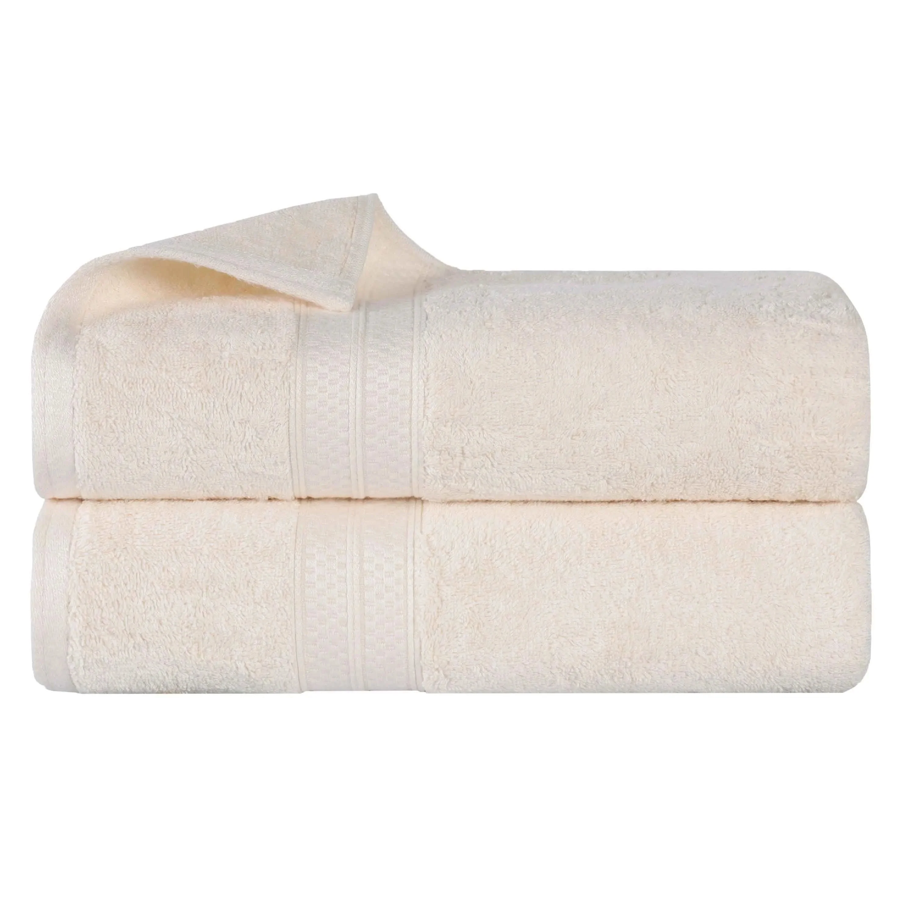 Rayon from Bamboo Cotton Blend Bath Towel Set of 2 - Image 12