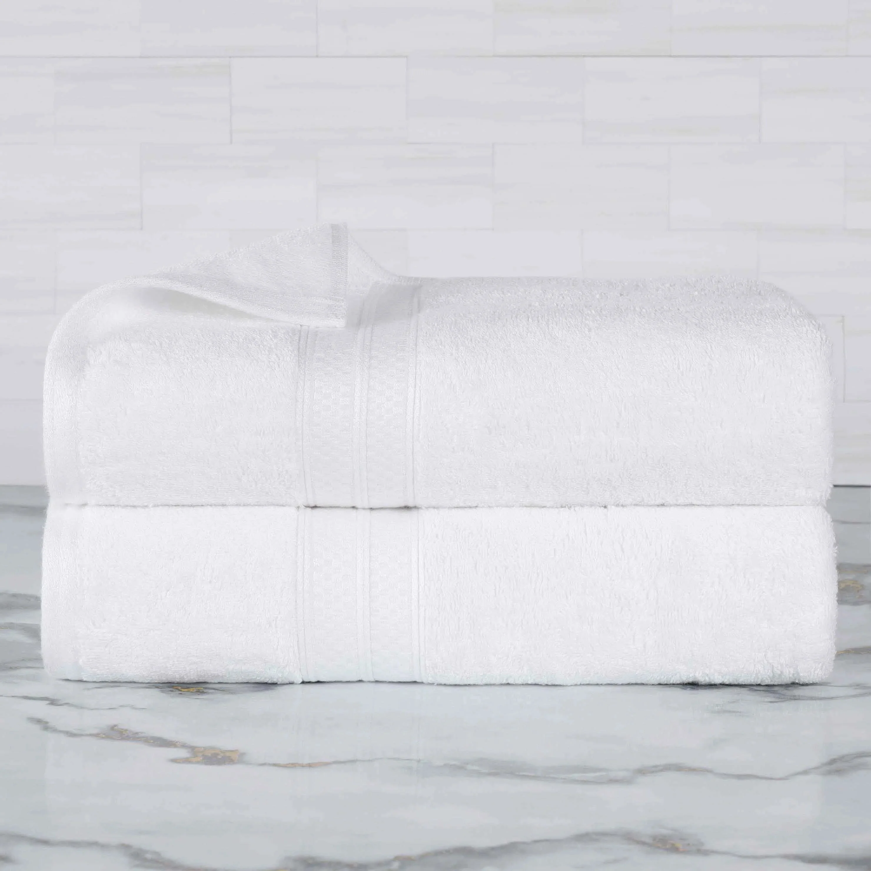 Rayon from Bamboo Cotton Blend Bath Towel Set of 2 - Image 16